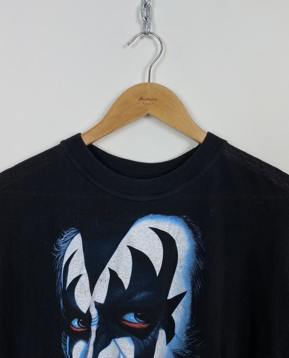 Vintage Blossom Gene Simmons KISS T-Shirt Size 2XL Black Top