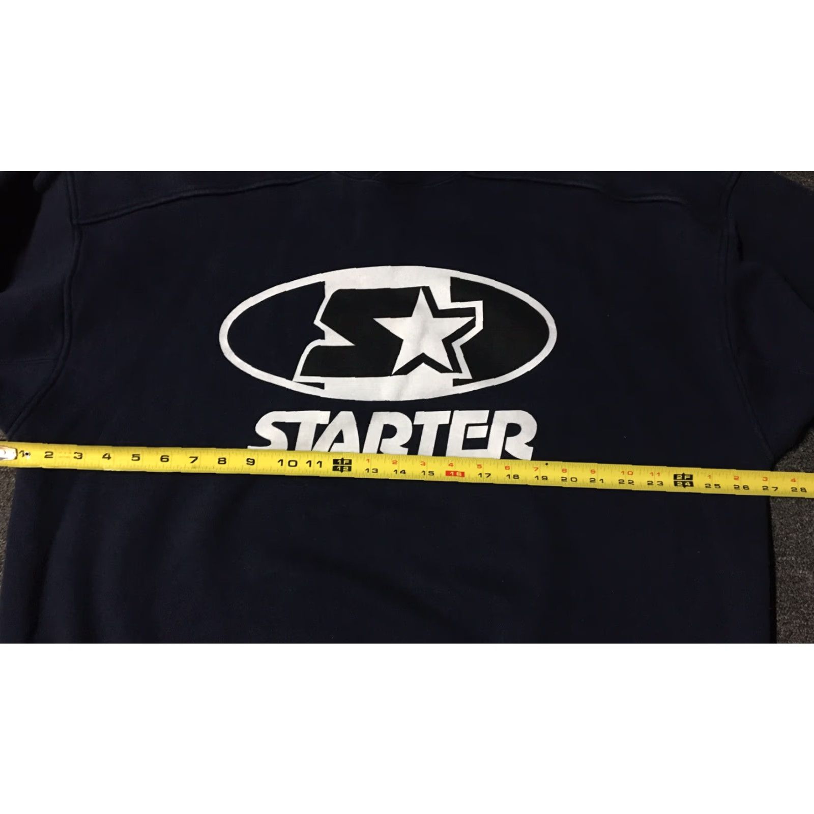 Starter VINTAGE 90s Starter Spellout Sweatshirt XXL Navy Basketball Hip Hop USA Shirt Men 2XL Blue Size US XXL / EU 58 / 5 - 6 Thumbnail