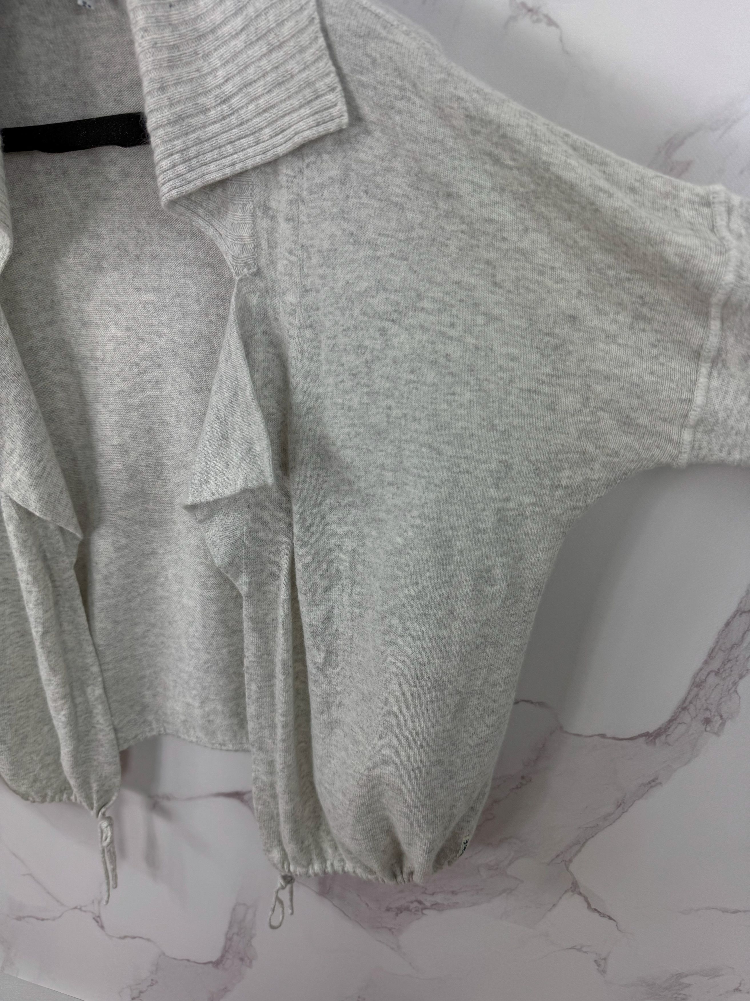 Armani Armani Jeans Open Front Layering Cardigan Drawstring Hem M Size M / US 6-8 / IT 42-44 - 10 Thumbnail