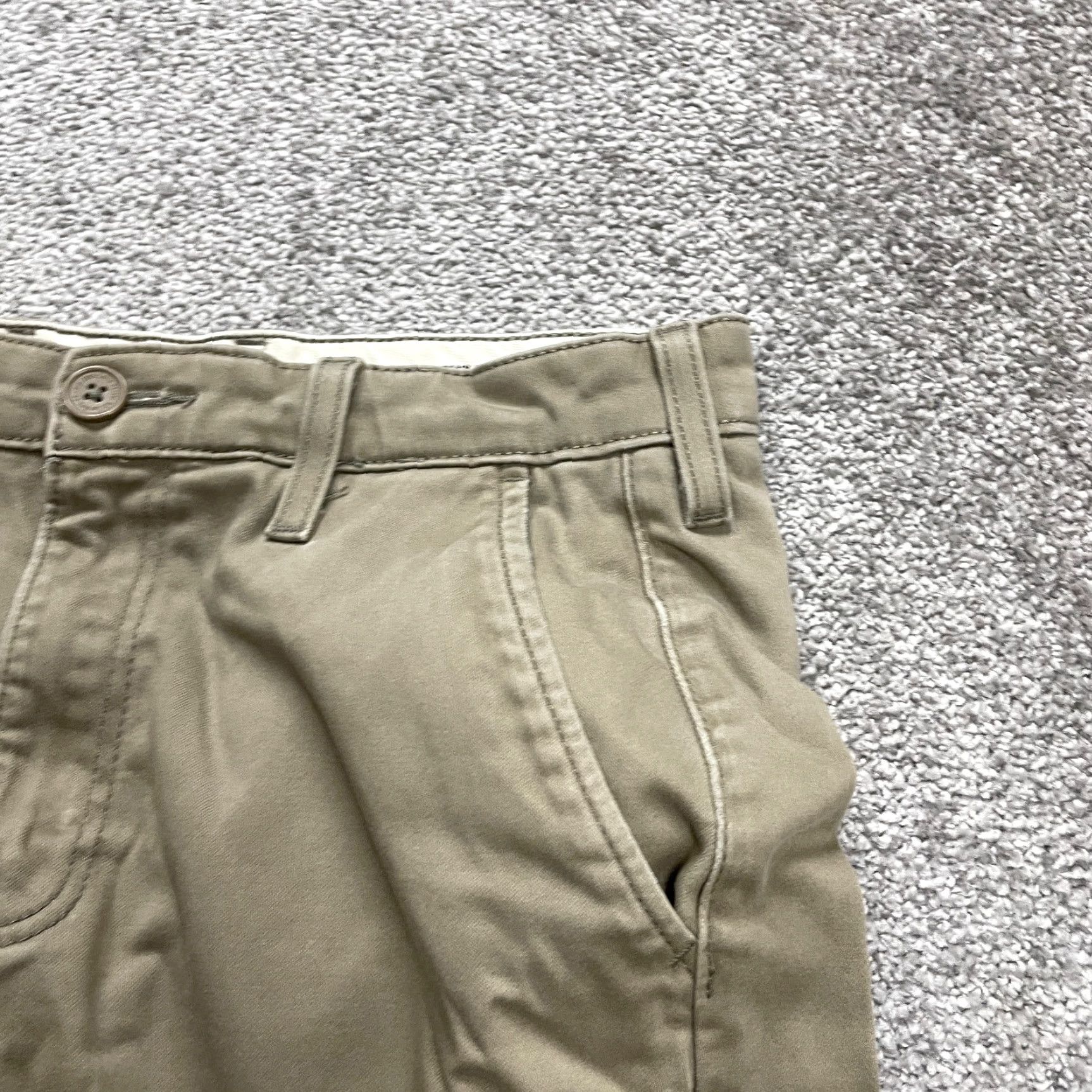 Lee Lee Chino / Khaki Pants Mens 30x32 Straight Tan Cotton Adult Slacks Casual Solid Size US 30 / EU 46 - 7 Thumbnail