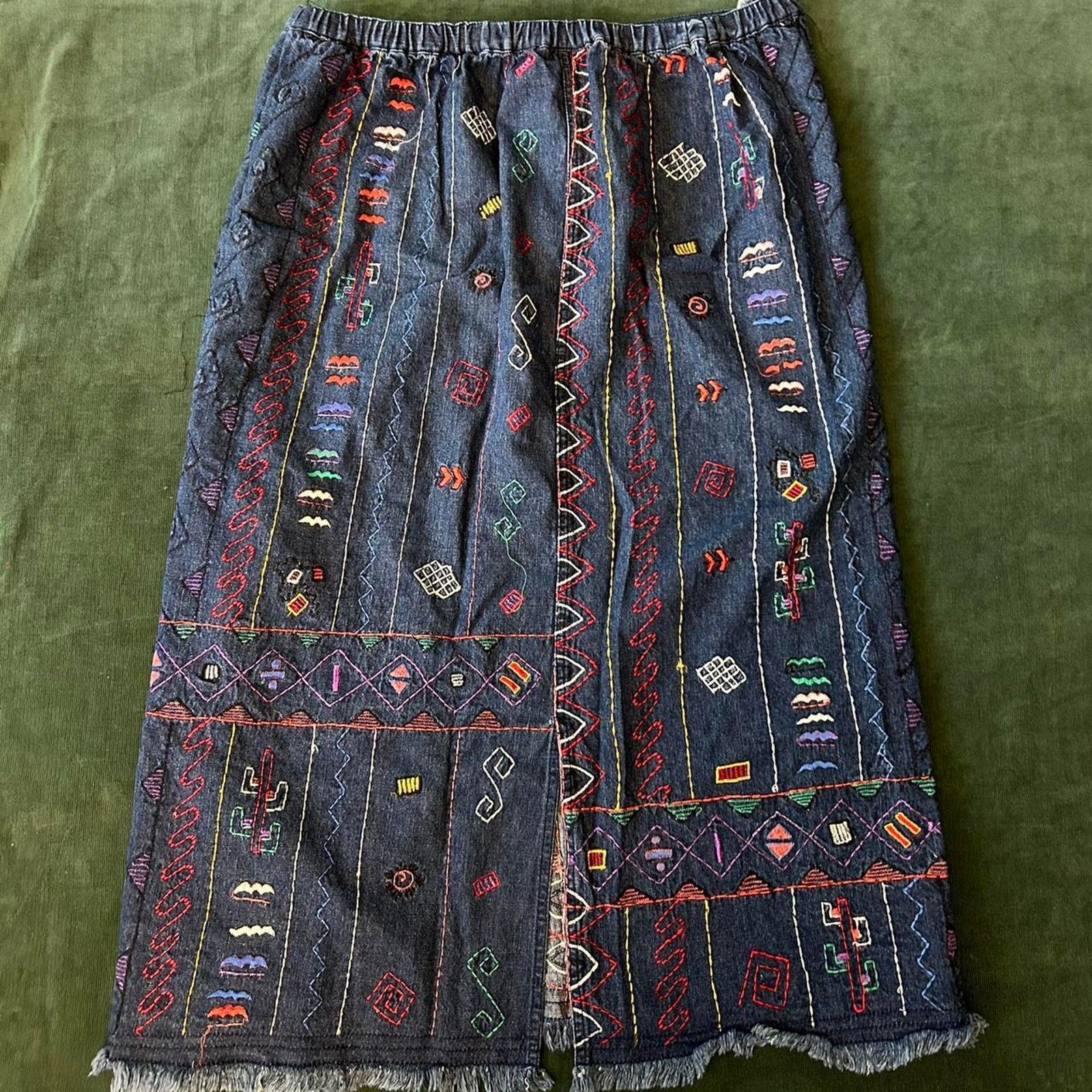 Other Vintage embroidered skirt Size 26" / US 2 / IT 38 - 4 Thumbnail