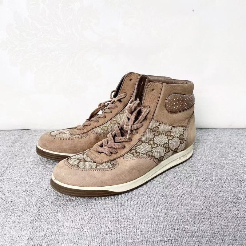 Gucci Gucci Classic High-Top Casual Shoes 0079 Size US 5.5 / EU 38 - 1 Thumbnail