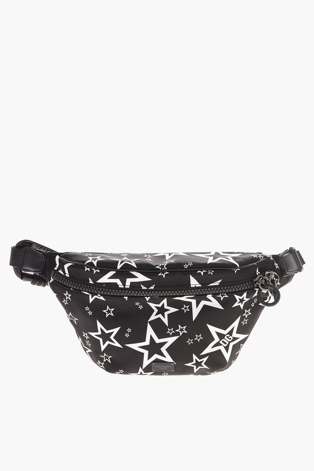 Dolce & Gabbana o1y0125 Size : OS / Logo Belt Bag in White/Black Size ONE SIZE - 1 Thumbnail