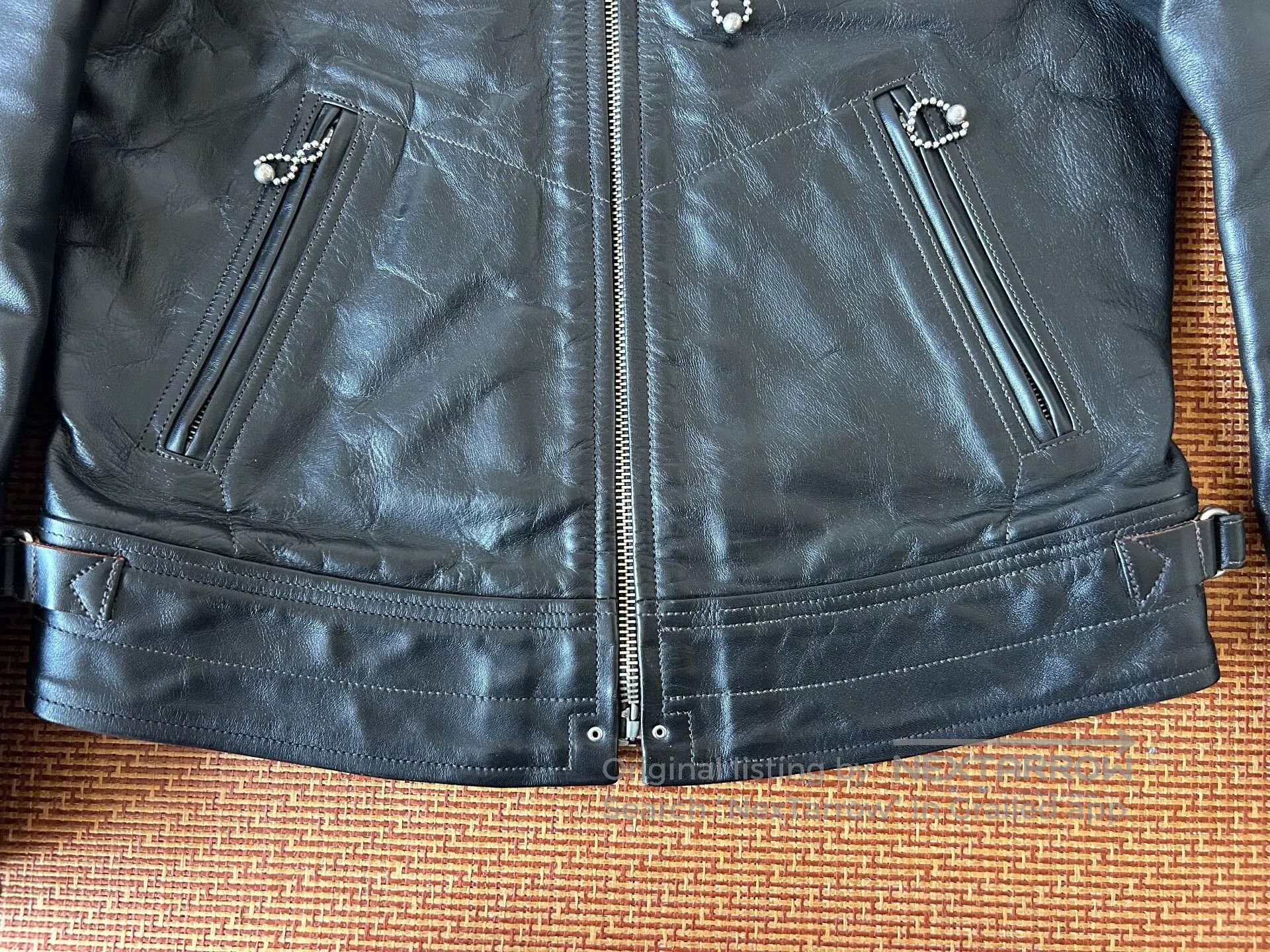 Freewheelers high-quality black leather jacket by freewheelers. Size US M / EU 48-50 / 2 - 5 Thumbnail