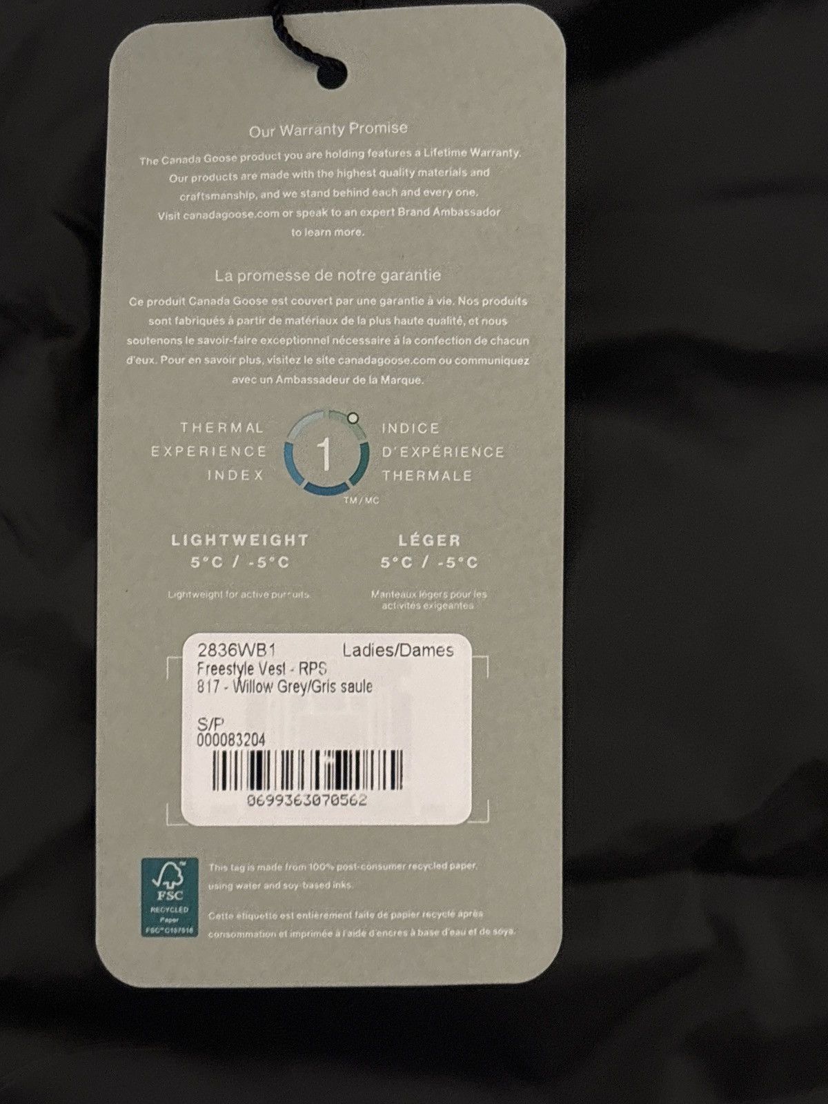 Canada Goose Canada goose grey vest Size US S / EU 44-46 / 1 - 3 Thumbnail
