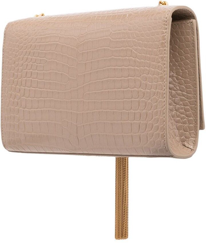 Saint Laurent Paris o1b1hav110225 Size: OS / Kate Small Tassel Leather Bag Beige Size ONE SIZE - 3 Thumbnail