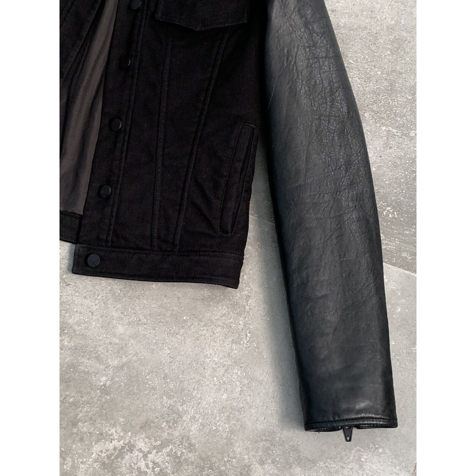 Designer × Japanese Brand × T by Alexander Wang Women ALEXANDER WANG LEATHER Insulated Bomber Jacket L UK 14 Size L / US 10 / IT 46 - 7 Thumbnail