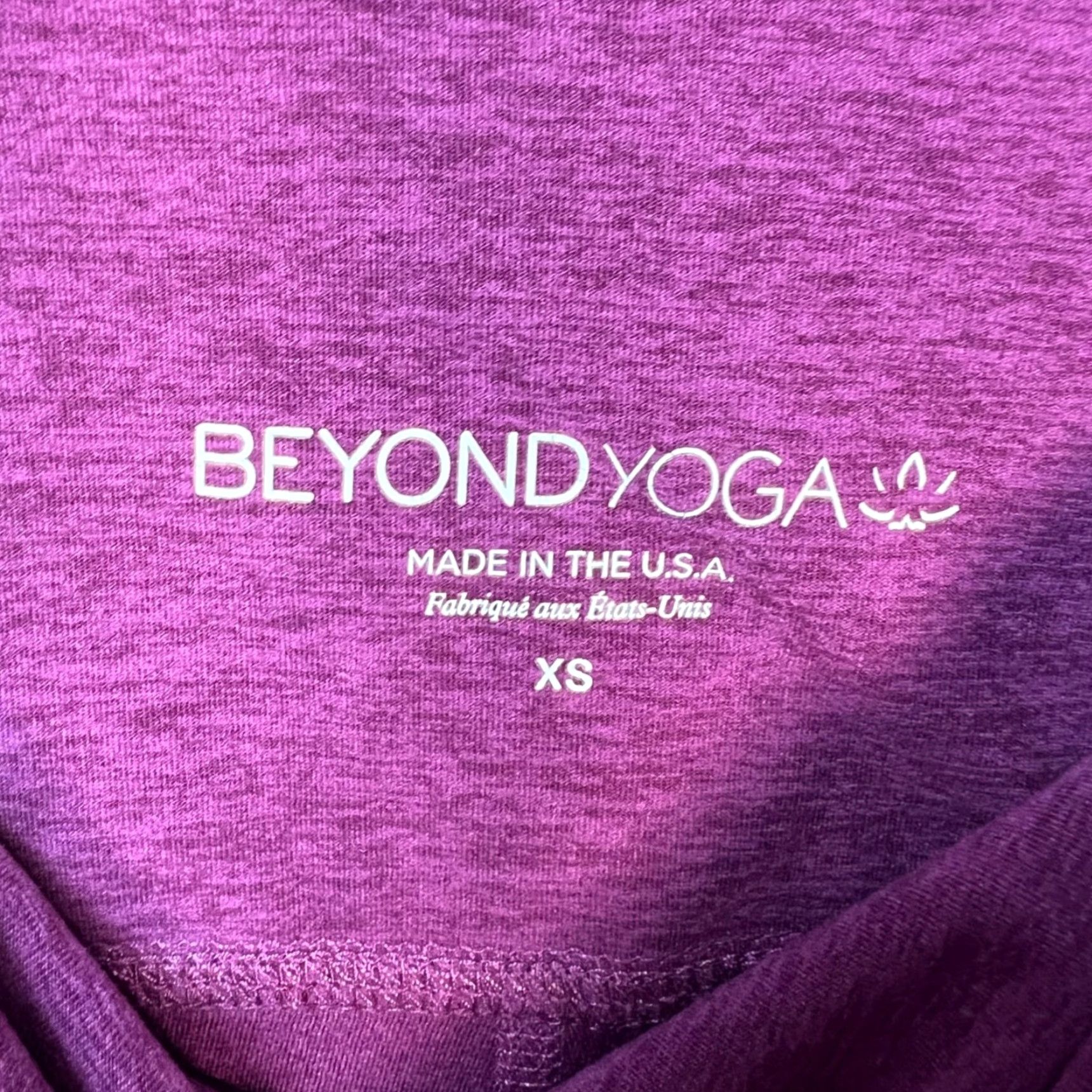 Beyond Yoga Beyond Yoga Womens XS Purple Heather High-Waist Flared Pants Athletic Yoga Slim Straight Ankle 29in Inseam Mens? Womens Size 26" / US 2 / IT 38 - 3 Thumbnail