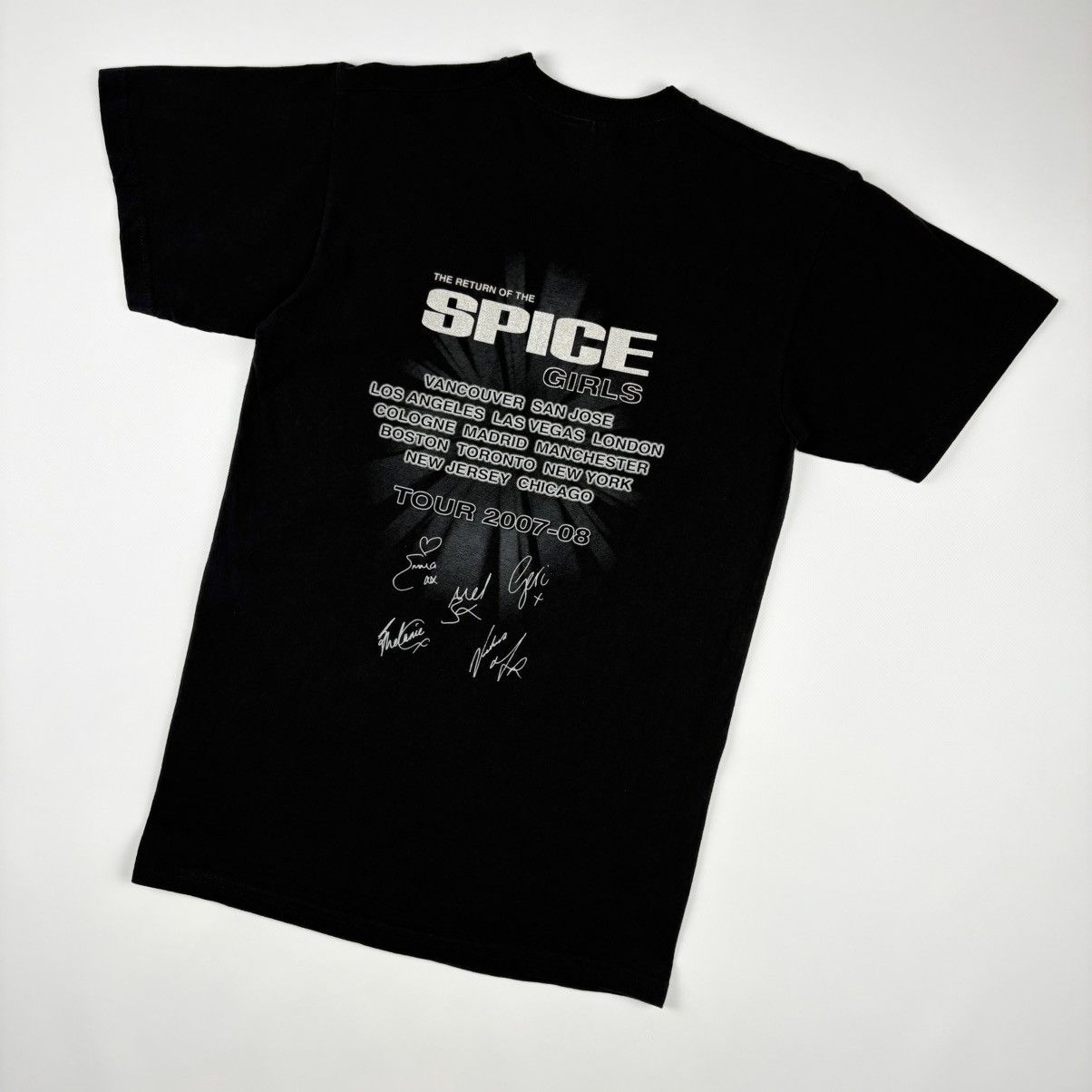 Band Tees Vintage Spice Girls T-shirt Tour 2007-08 Size US S / EU 44-46 / 1 - 8 Thumbnail