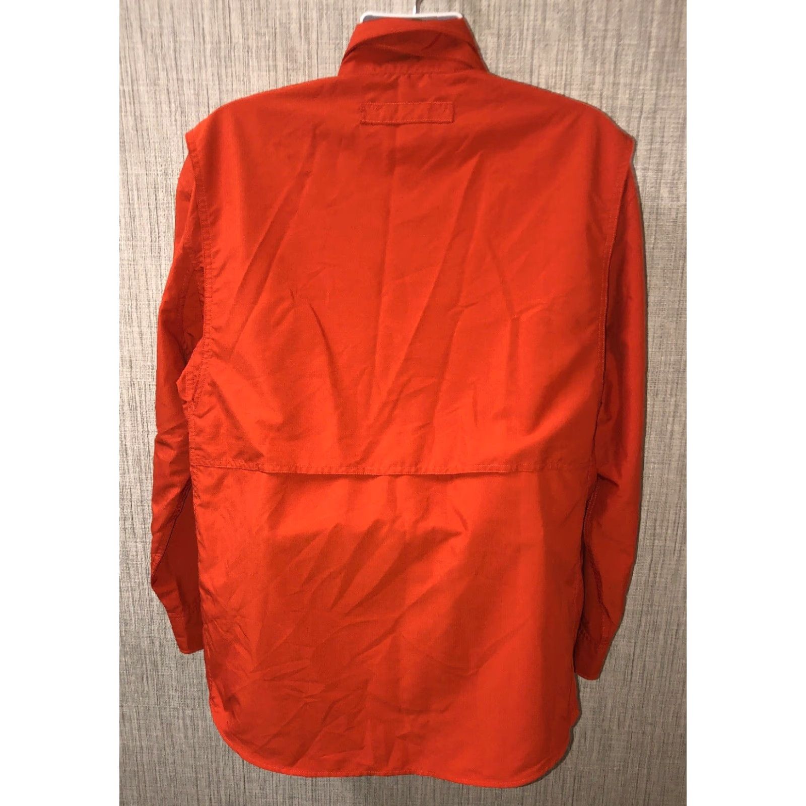 Duluth Trading Company Duluth Trading Co Mens Orange Polyester Vented Fishing Shirt Size L Size US L / EU 52-54 / 3 - 4 Thumbnail