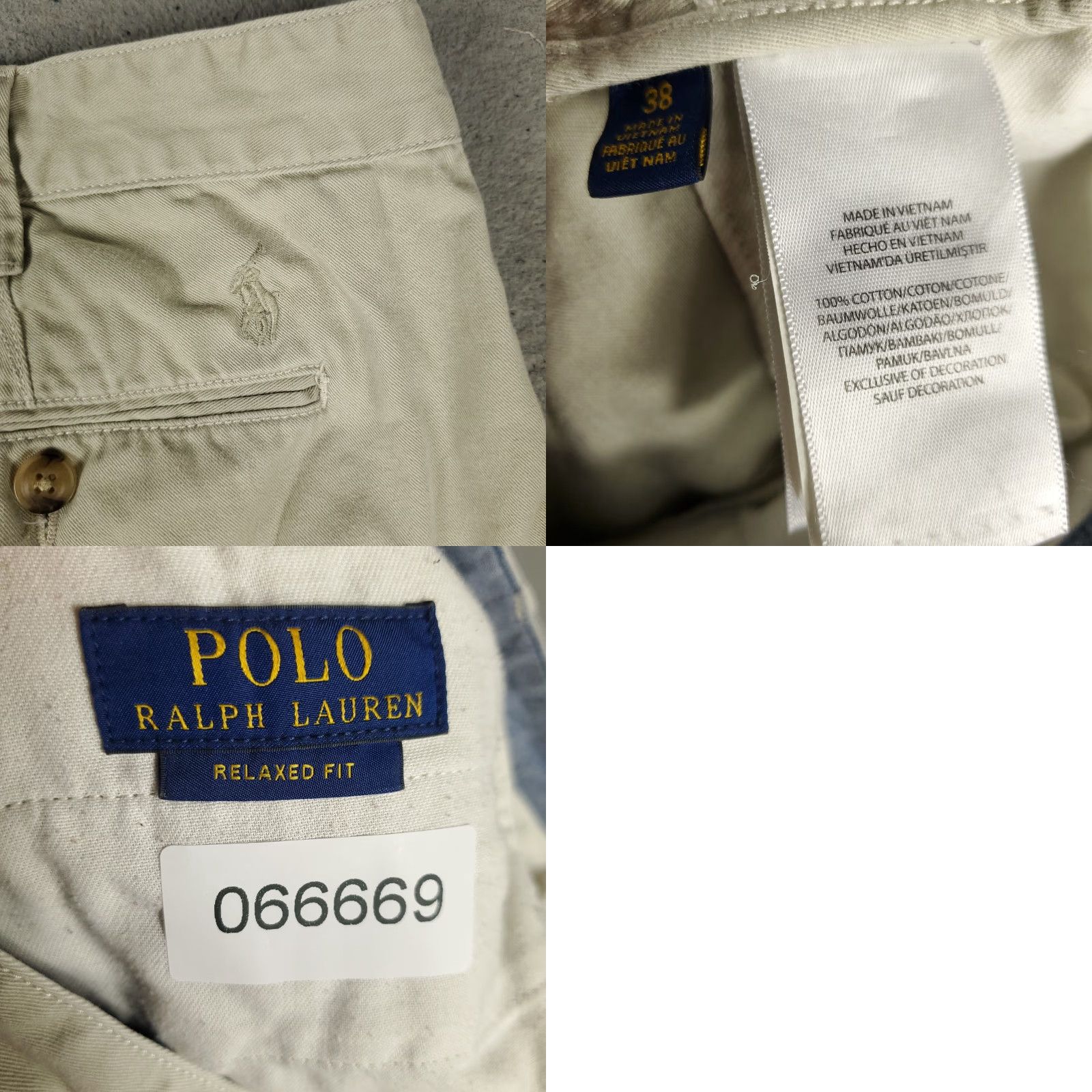 Ralph Lauren Ralph Lauren Shorts Mens Size 38 Beige Relaxed Fit Flat Front Chino Shirt Size US 38 / EU 54 - 8 Thumbnail