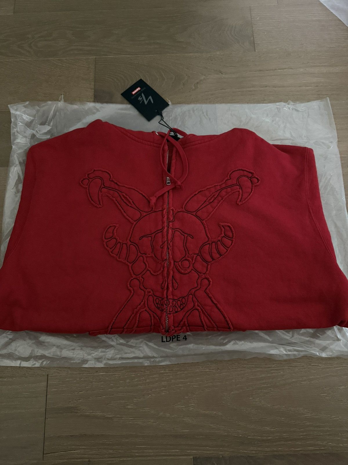 Supreme × Yohji Yamamoto Supreme x Y’s by Yohji Yamamoto Zip Up Hooded Sweatshirt Red Size US M / EU 48-50 / 2 - 7 Thumbnail