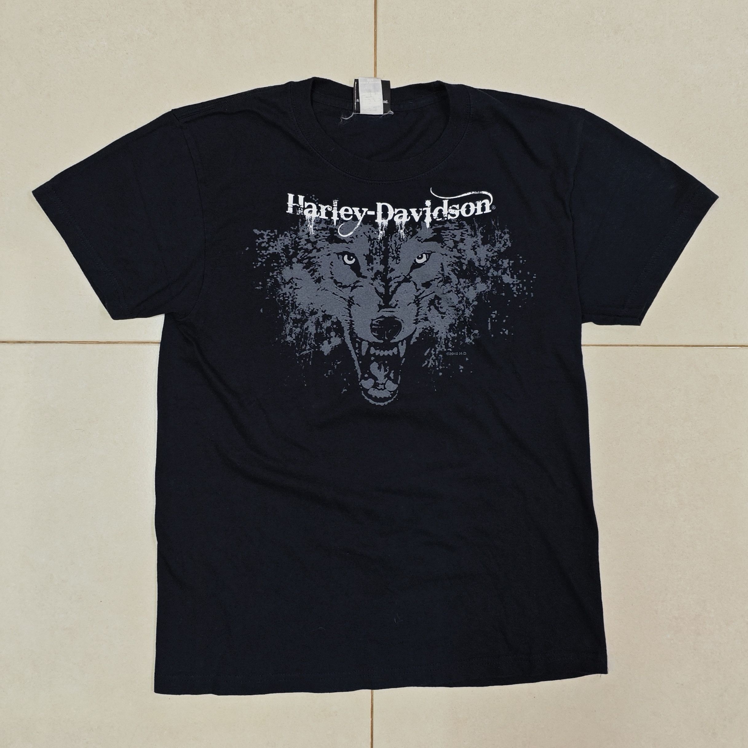 Harley Davidson HARLEY DAVIDSON Wolf Chicago Illinois Biker Tee Size US S / EU 44-46 / 1 - 3 Thumbnail
