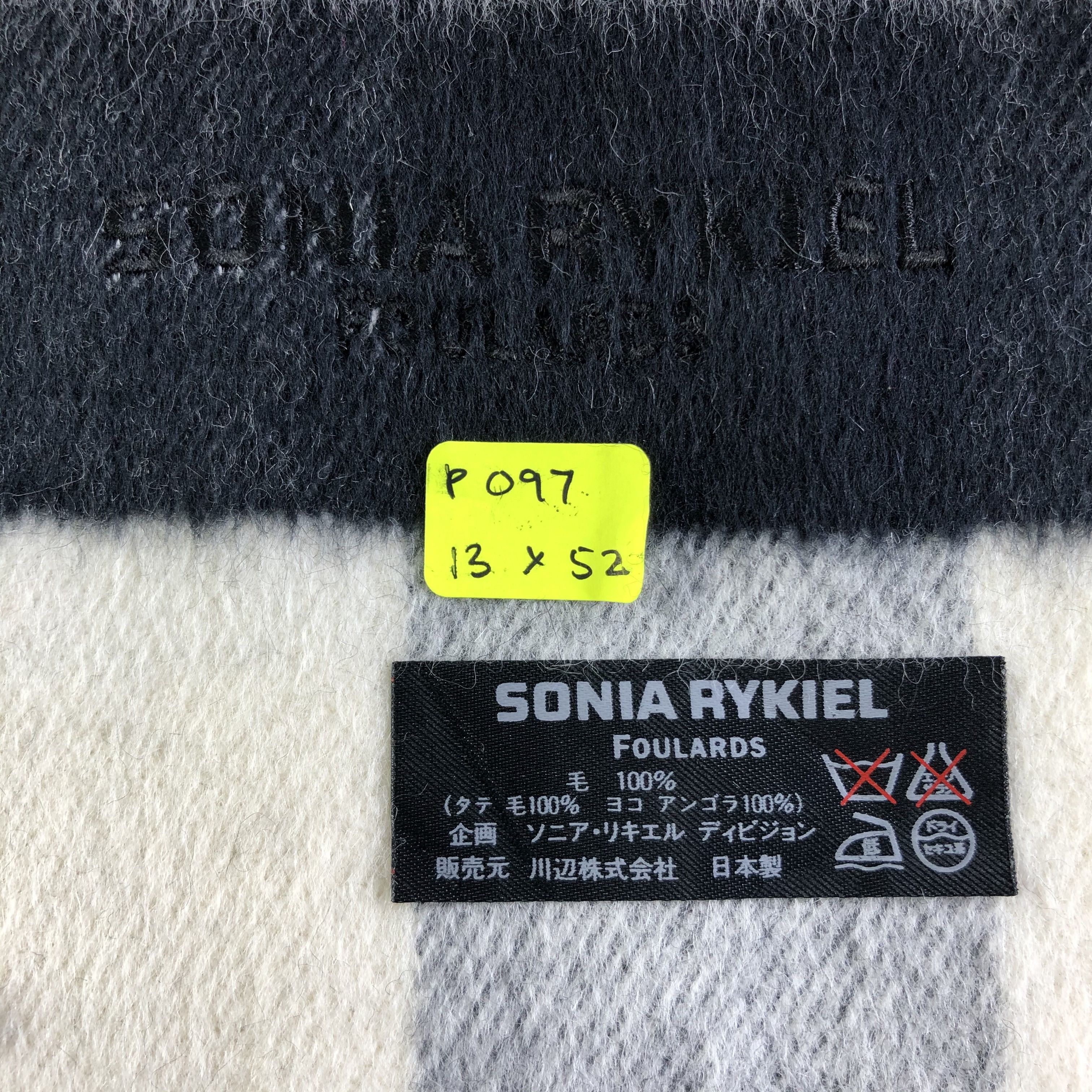 Sonia Rykiel Sonia Rykiel Cashmere Scarf / Muffler / Neckwear P097 Size ONE SIZE - 8 Thumbnail