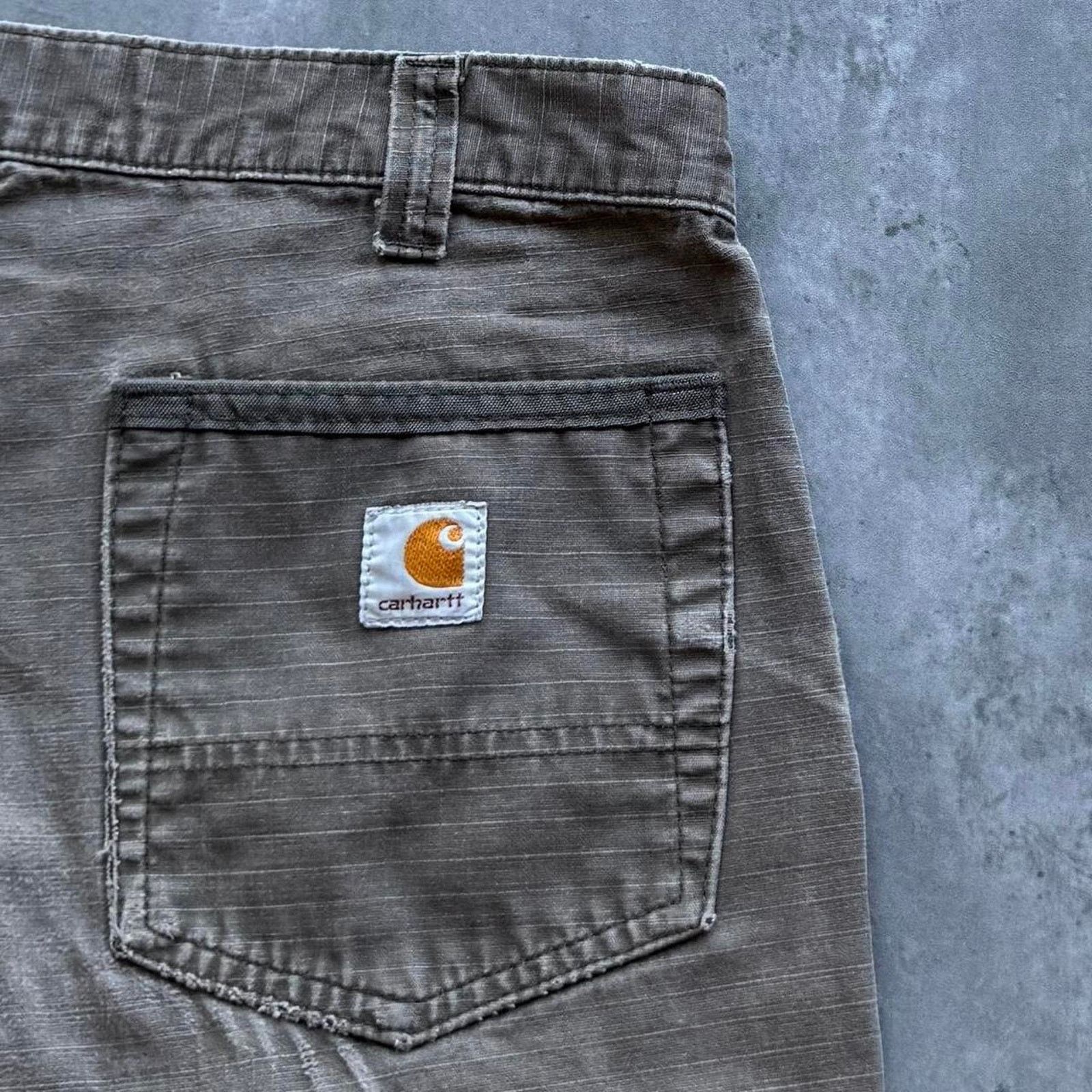Carhartt × Carhartt Wip × Vintage Carhartt Double Knee Baggy Cargo Skater Cyber Opium Pants Size US 37 - 3 Thumbnail