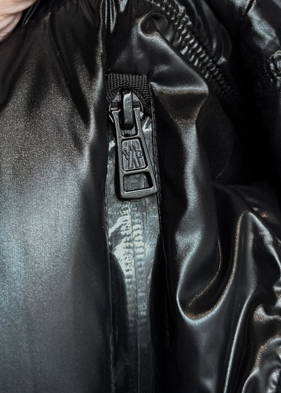 Moncler Moncler Black Glossy Pablof Long Down Hooded Parka Jacket Size US XXL / EU 58 / 5 - 10 Thumbnail