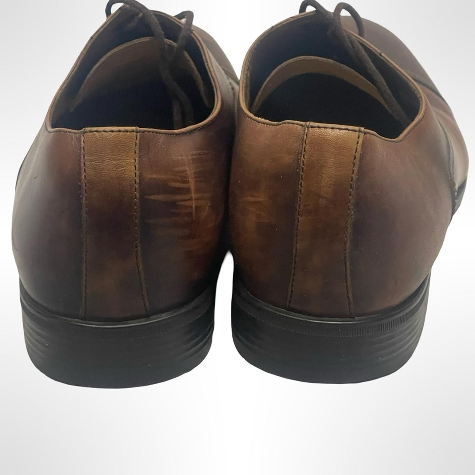 Warfield & Grand Warfield & Grand Dark Brown Leather Oxfords in size 12 Size US 12 / EU 45 - 4 Thumbnail