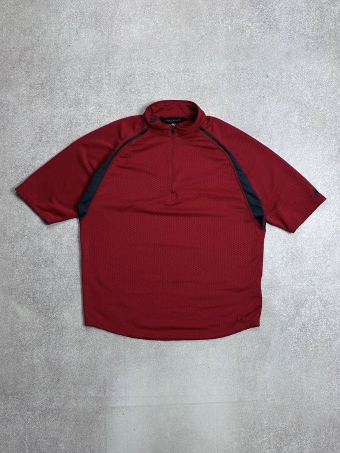 Nike Vintage 90s Nike Sphere Short Sleeve Zip Jacket S Size US S / EU 44-46 / 1 - 1 Thumbnail