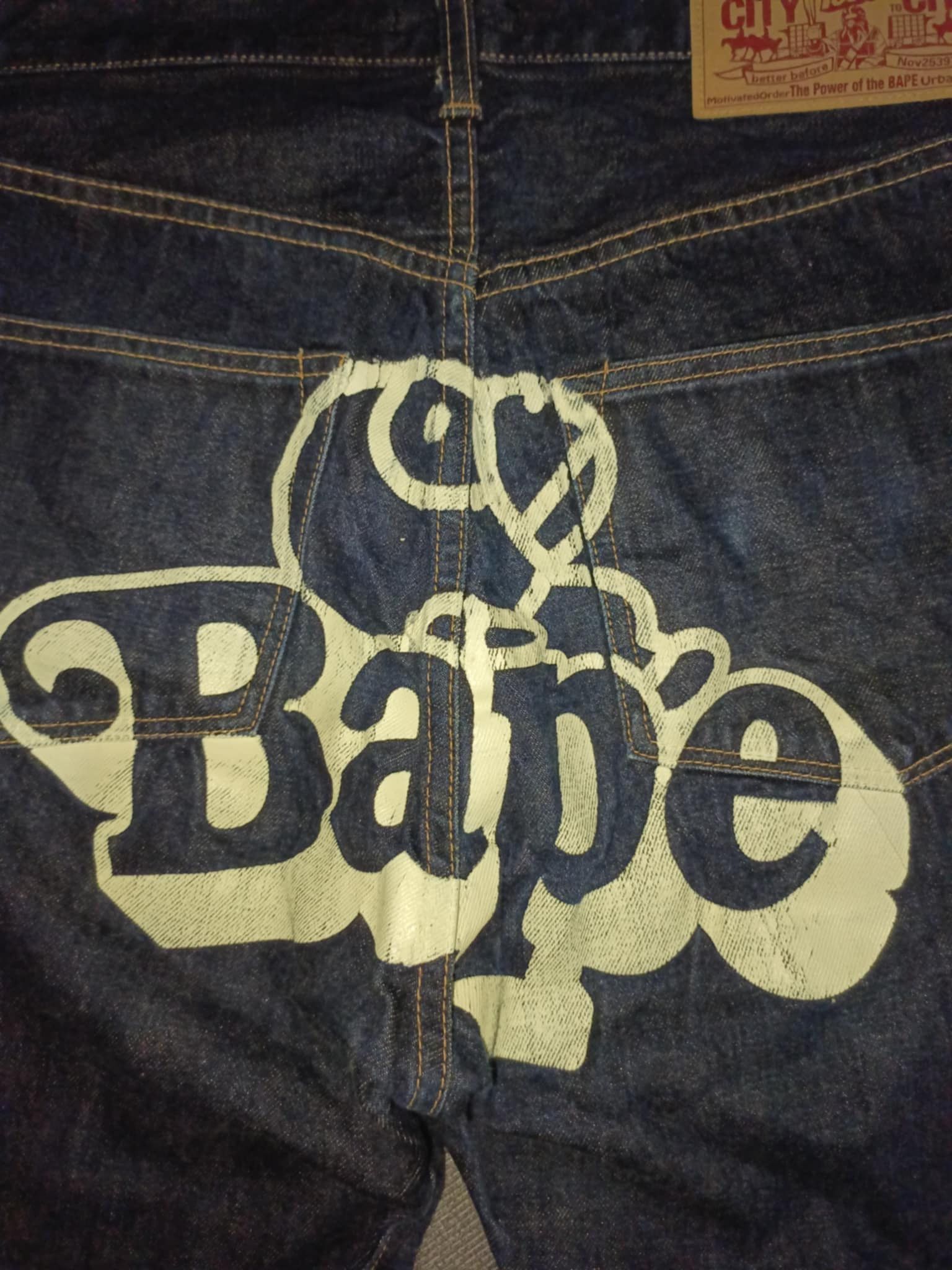 Bape Milo On Bape Denim Size US 32 / EU 48 - 3 Thumbnail