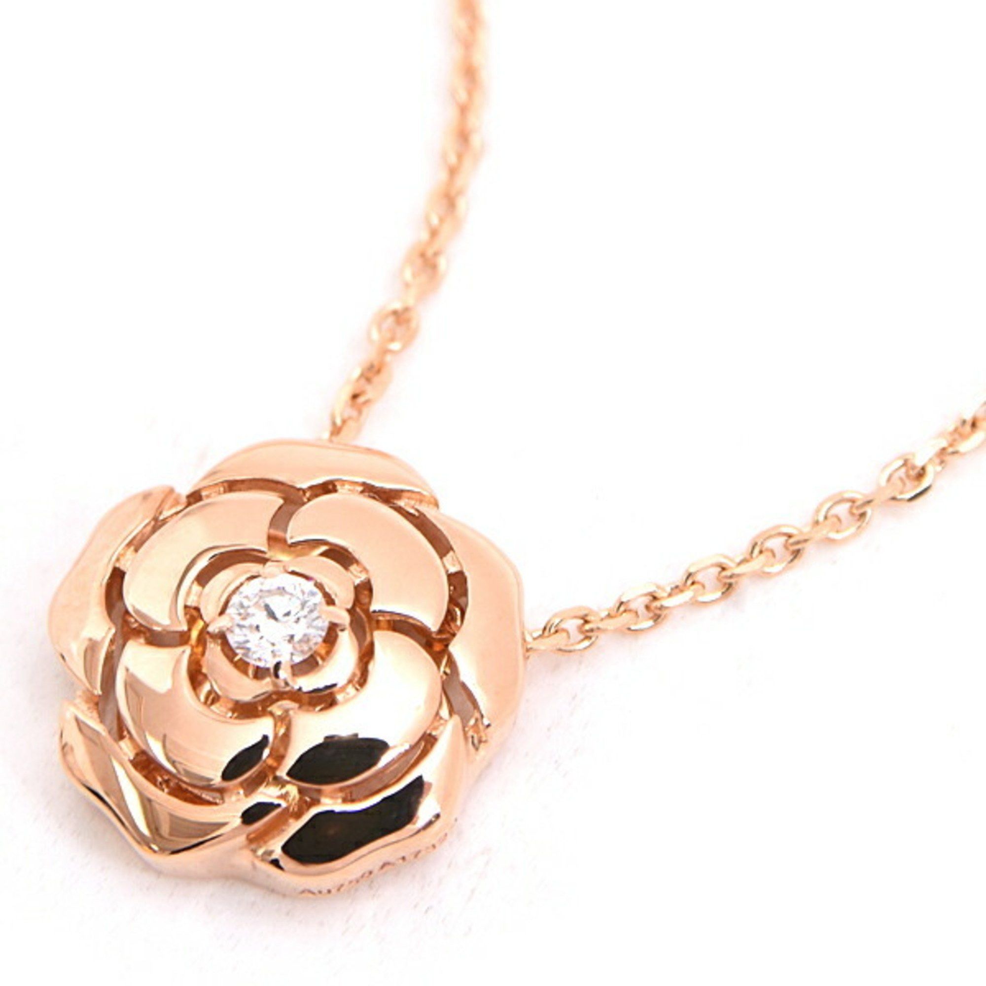 Chanel Necklace for Women, Camellia, 1P Diamond Necklace, Pink - Main Image