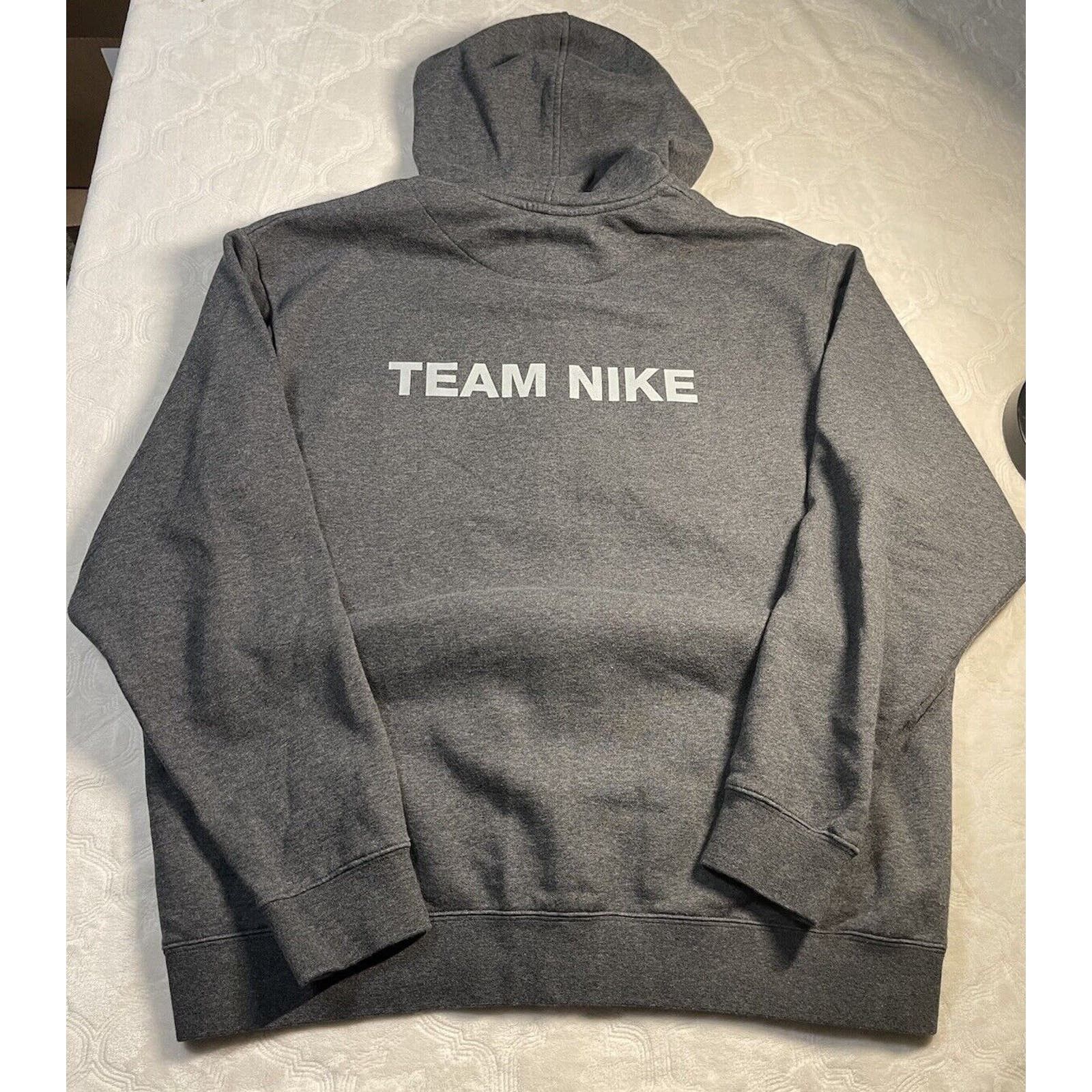 Nike Vintage Nike Fleece Team Nike Full Zip Hoodie Grey XL Size US XL / EU 56 / 4 - 5 Thumbnail