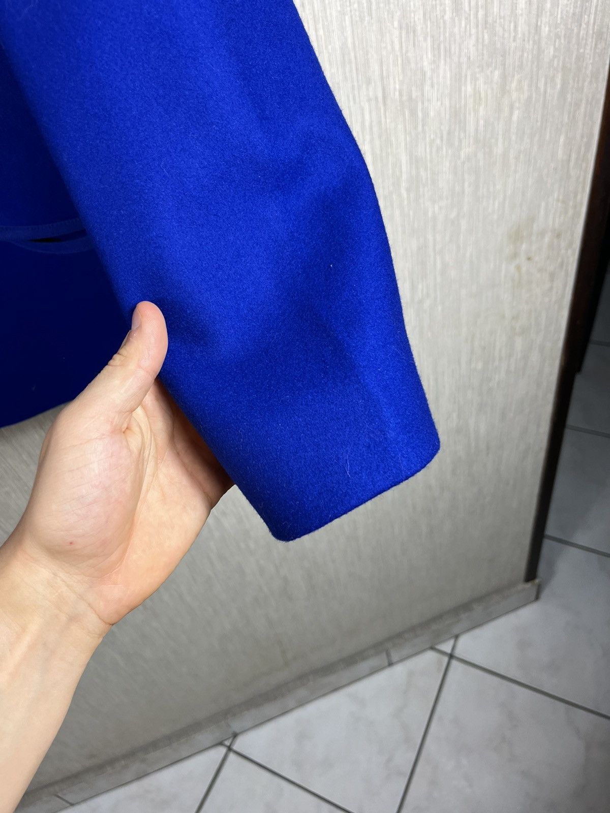 Cos × Designer COS wool cashmere blue zip coat jacket casual classic Size XS / US 0-2 / IT 36-38 - 12 Thumbnail