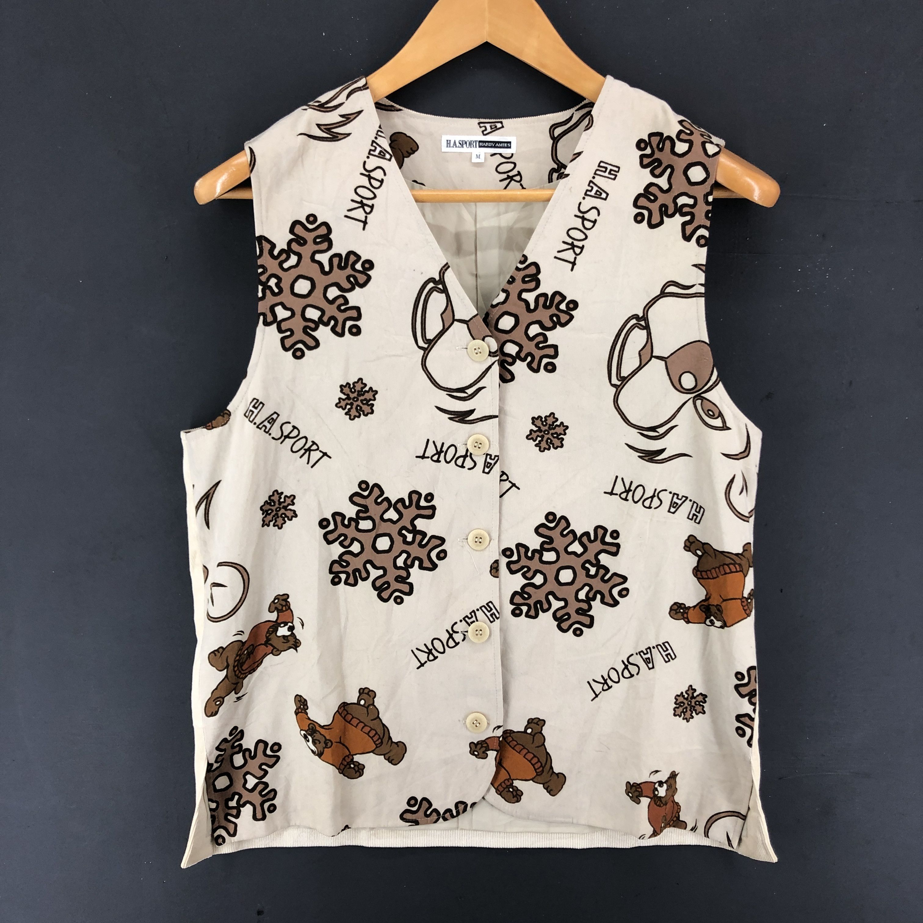 Hardy Amies HARDY AMIES SPORT All Over Print Vest #2047-22 Size US S / EU 44-46 / 1 - 2 Thumbnail