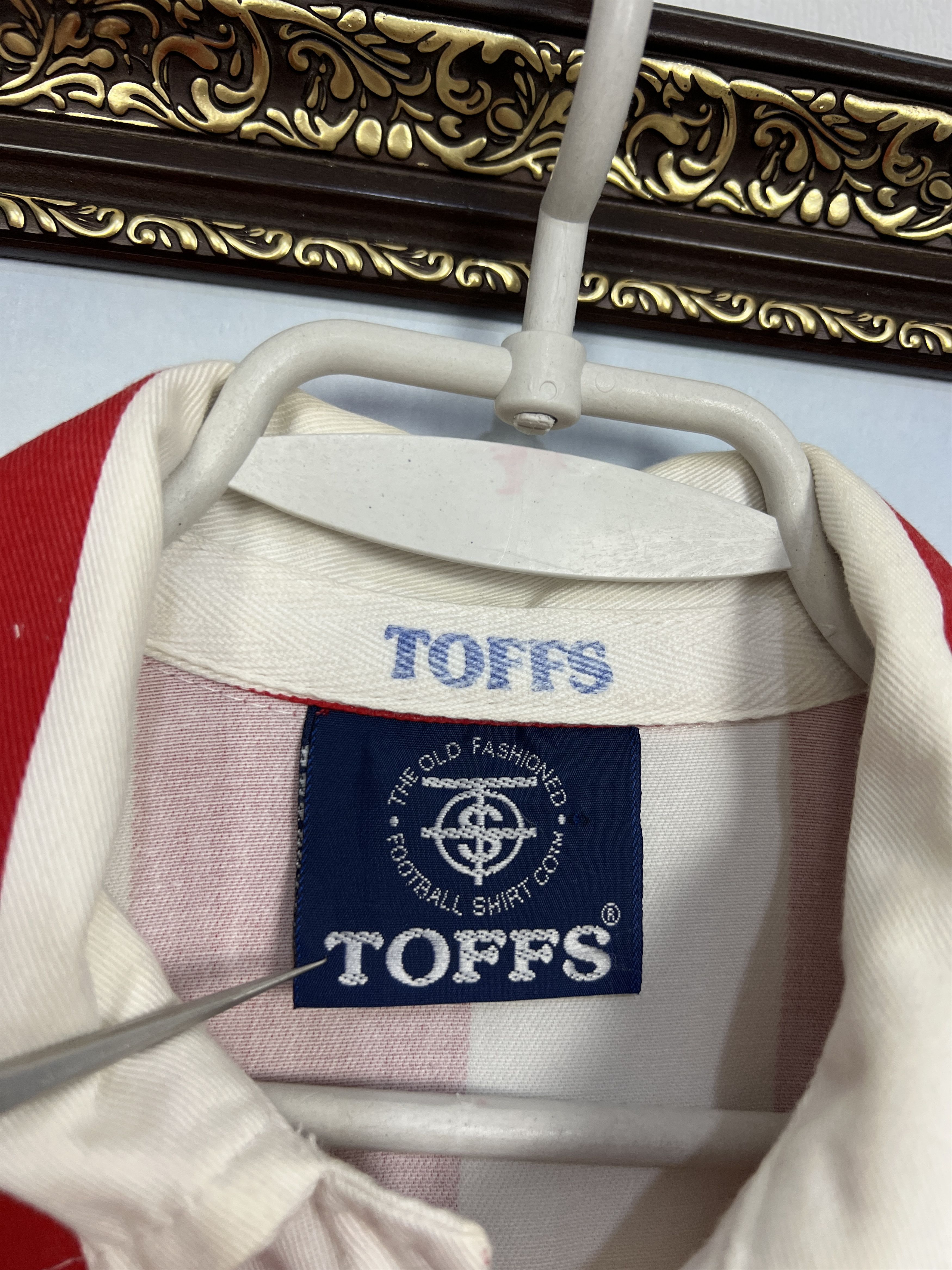 Toffs Sunderland football shirt Retro Replica Soccer Jersey Trikot Size US L / EU 52-54 / 3 - 6 Thumbnail
