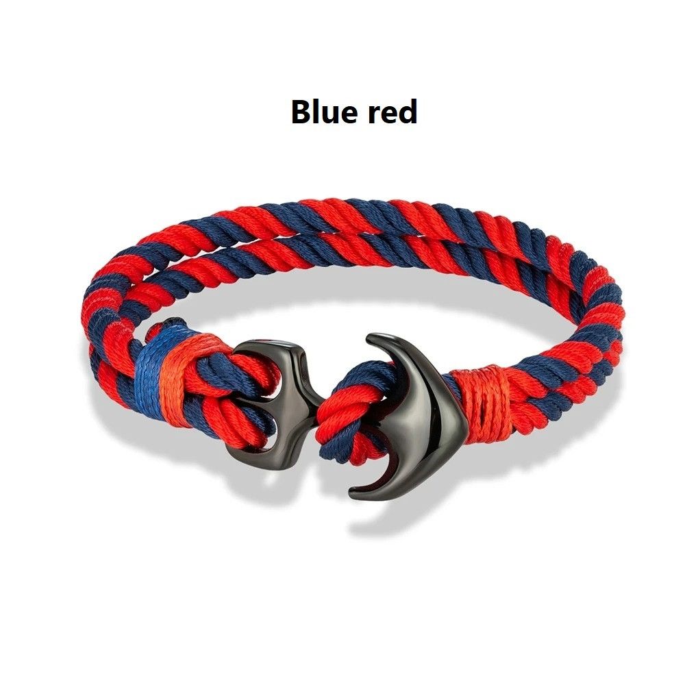 Other Double strand Waterproof Rope Anchor Bracelet Gift For Him Size ONE SIZE - 13 Thumbnail