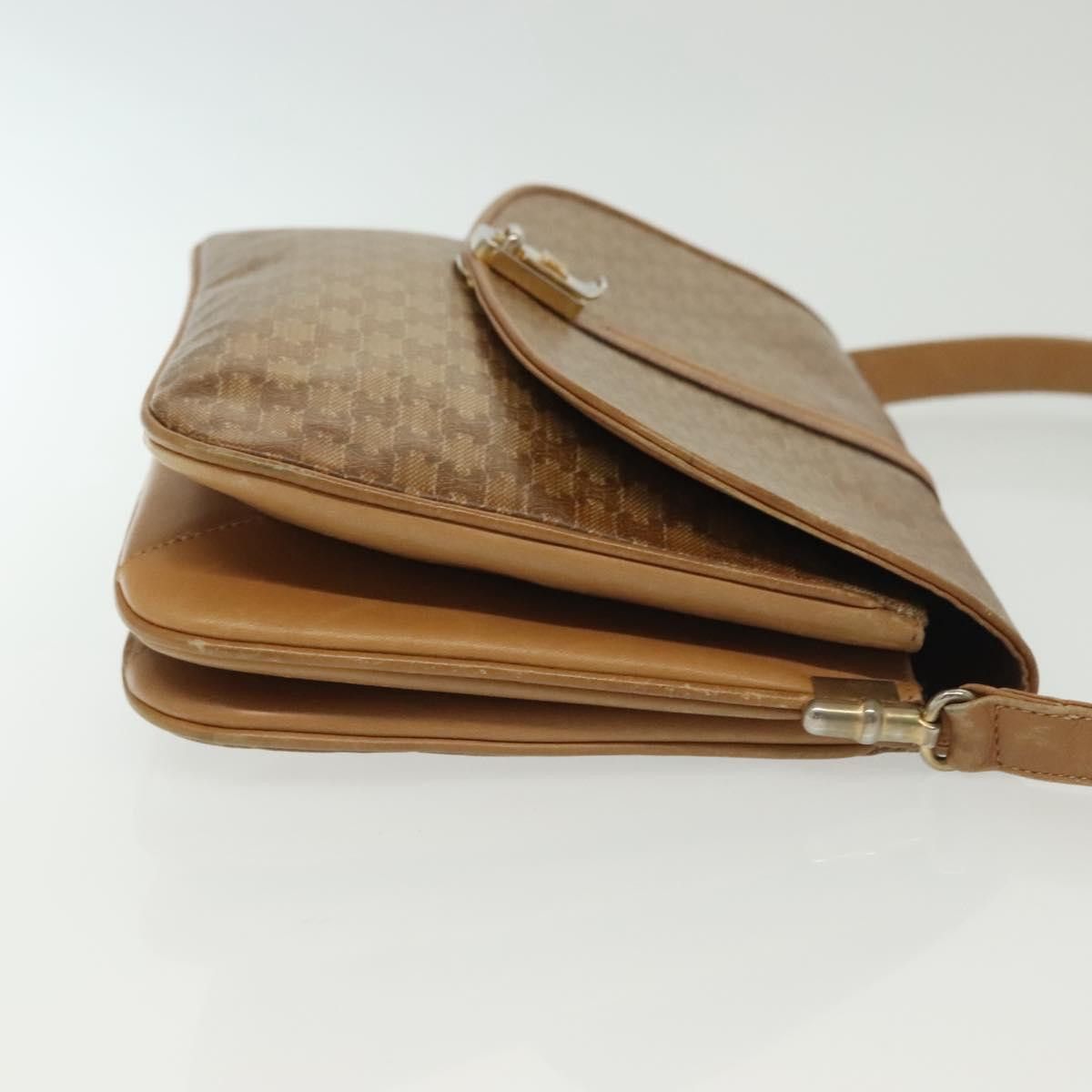 Celine CELINE Macadam Canvas Shoulder Bag Pvc Beige Gold Size ONE SIZE - 5 Thumbnail