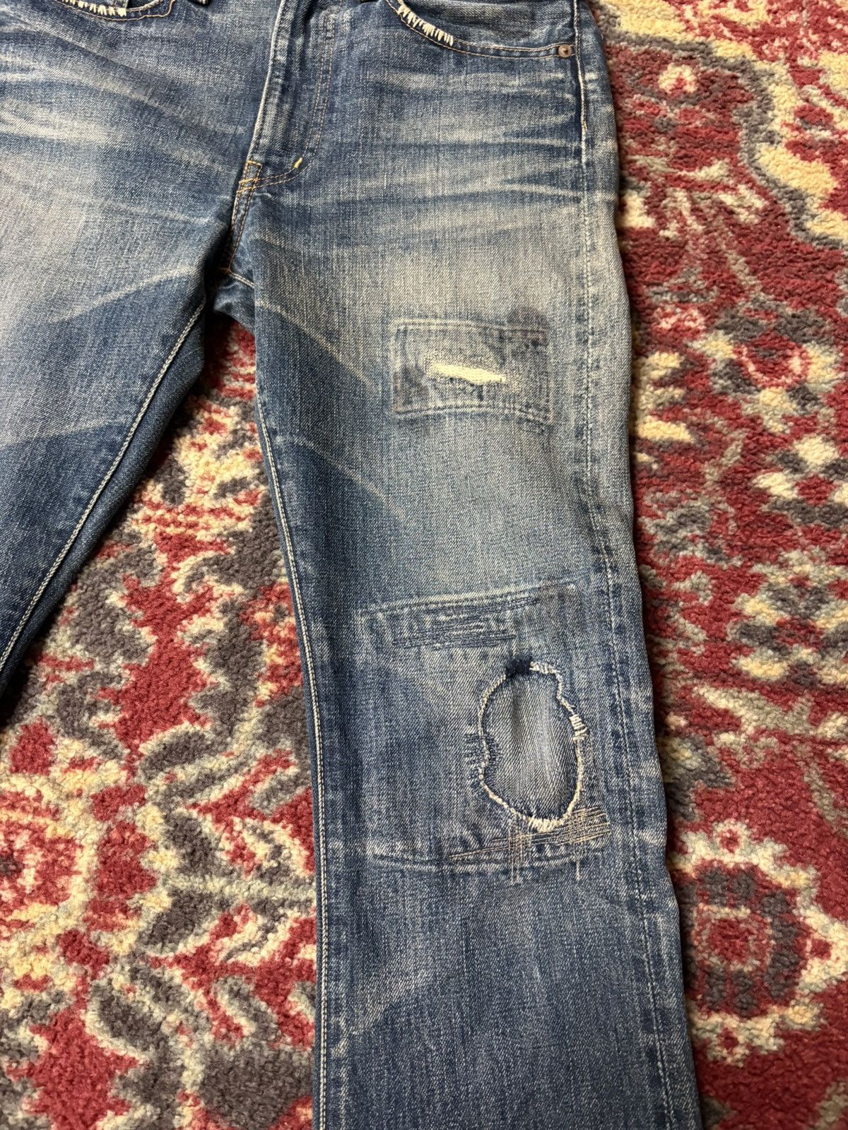 Kapital Kapital Distressed Denim Size US 30 / EU 46 - 2 Thumbnail