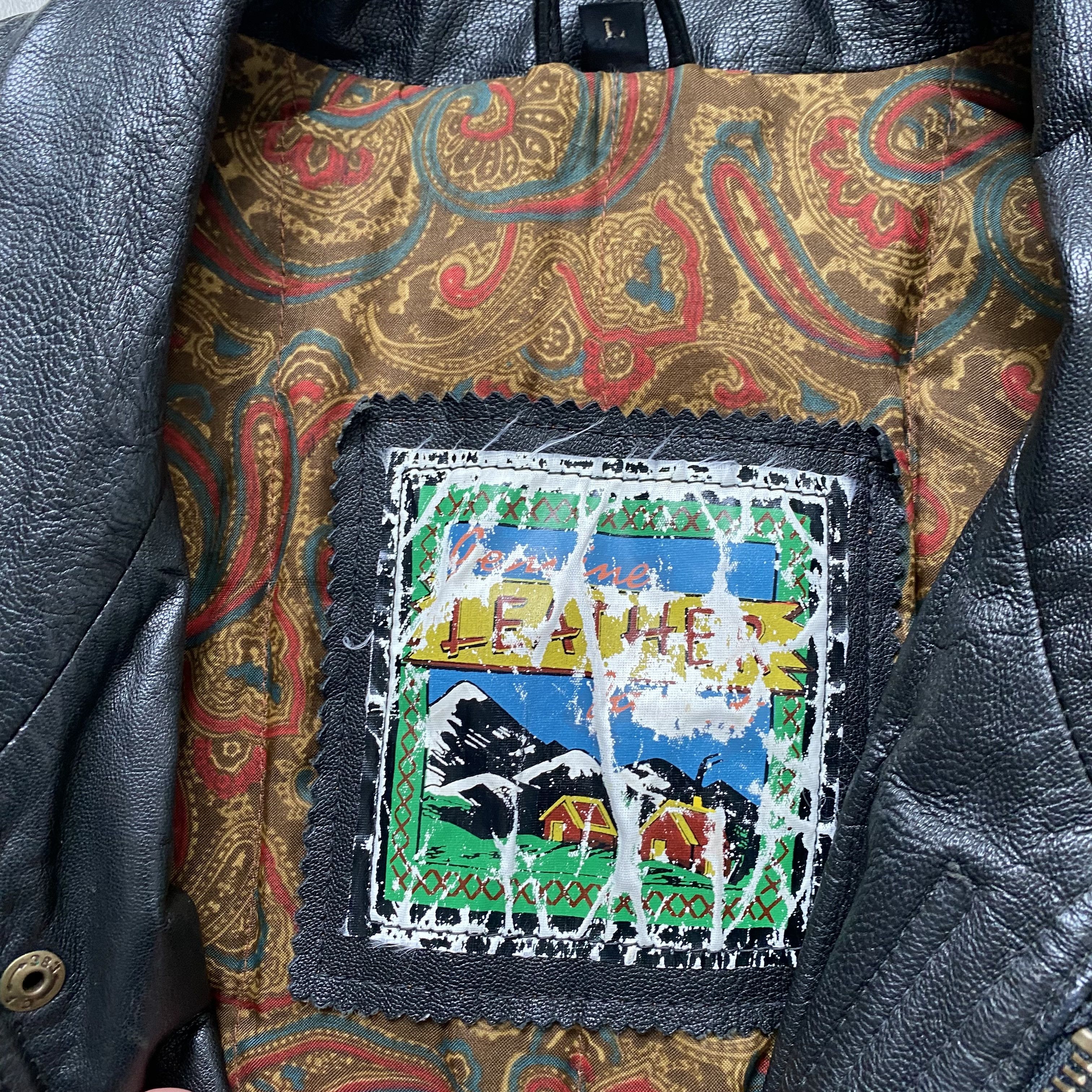 Genuine Leather Avantgarde Vintage 90s Genuine Leather Jacket Parka Coat Y2K Size US L / EU 52-54 / 3 - 7 Thumbnail
