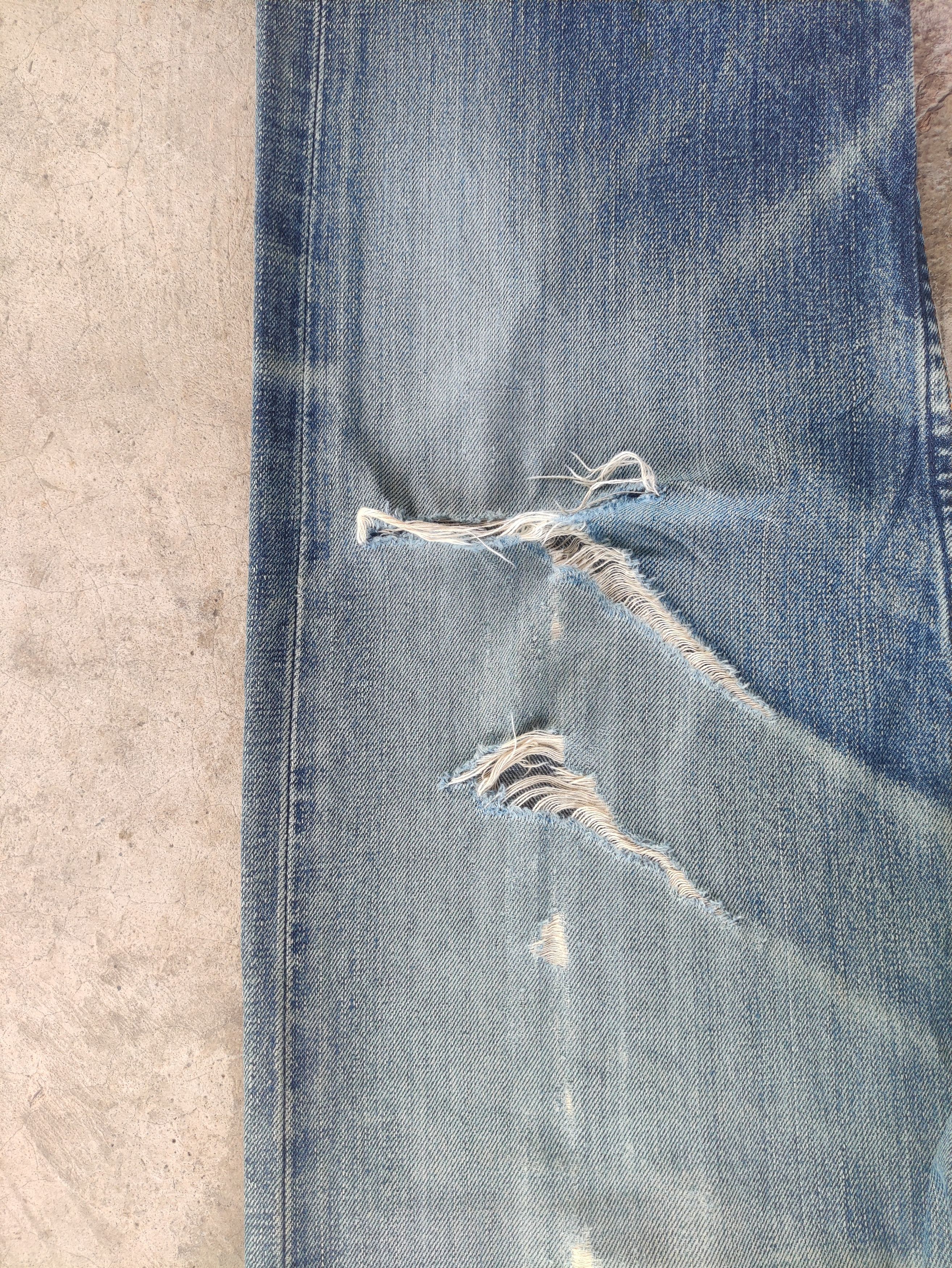 Japanese Brand Vintage Levis Japan Jean Distressed Faded Denim Pants Size US 30 / EU 46 - 5 Thumbnail