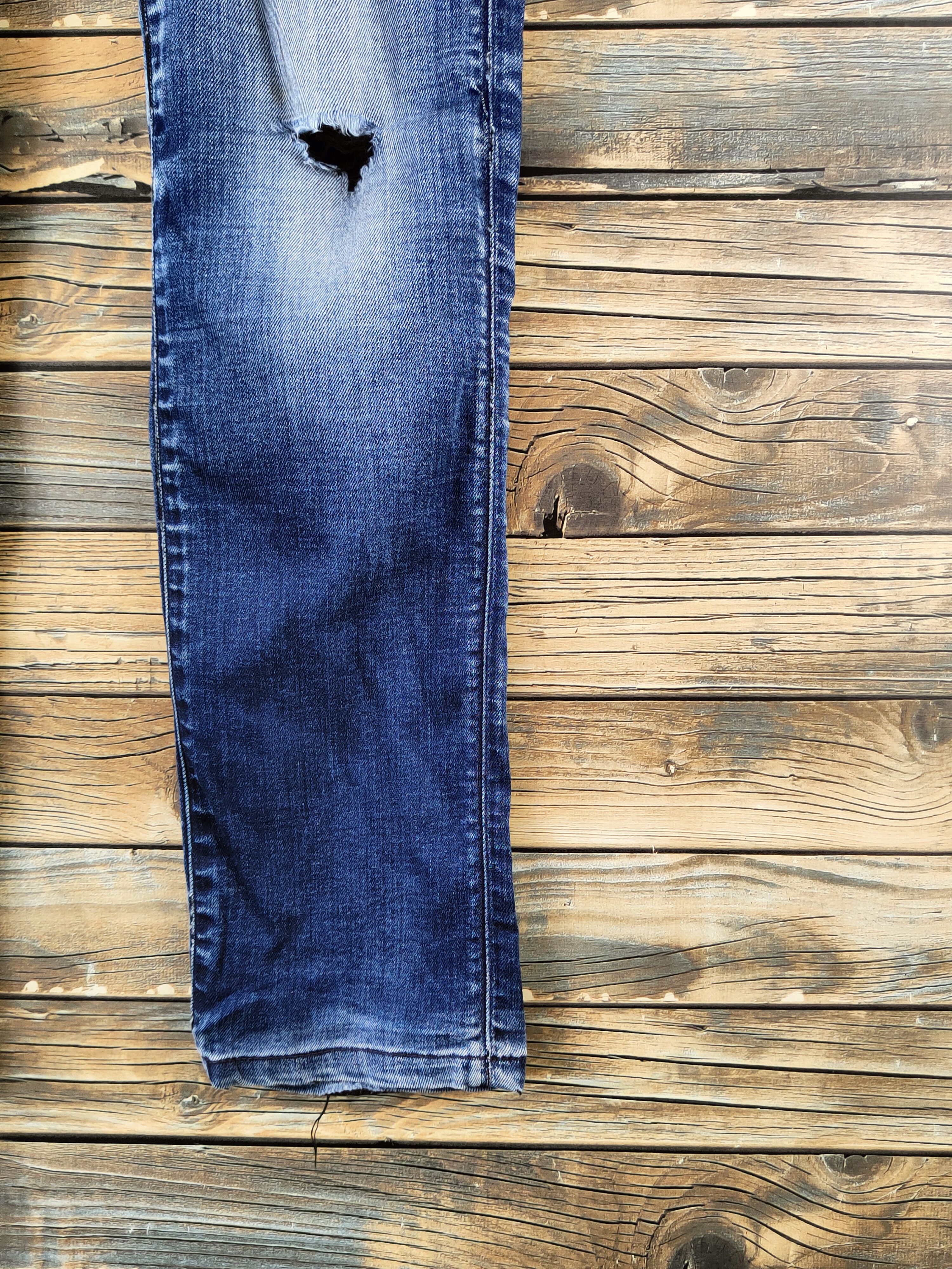 G-Star DL G-Star raw Dark Blue Distressed Ripped Jeans #46-960 Size 26" / US 2 / IT 38 - 6 Thumbnail