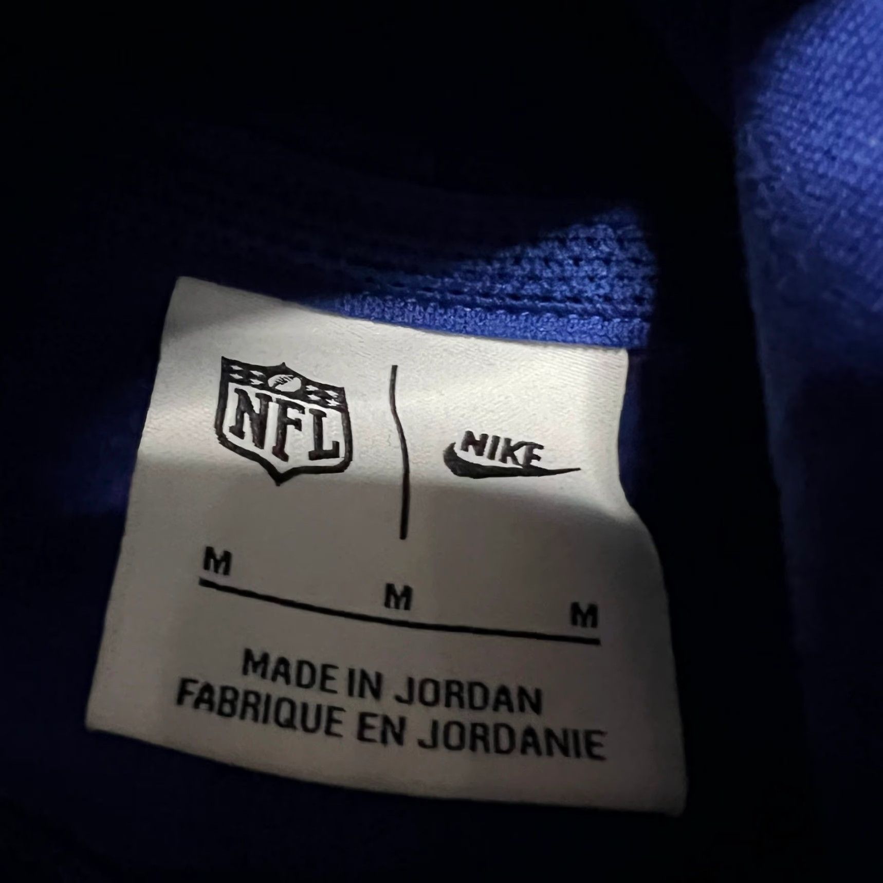 Nike Nike NFL New York Giants Hoodie Full Zip Mens Medium Blue Size US M / EU 48-50 / 2 - 6 Thumbnail