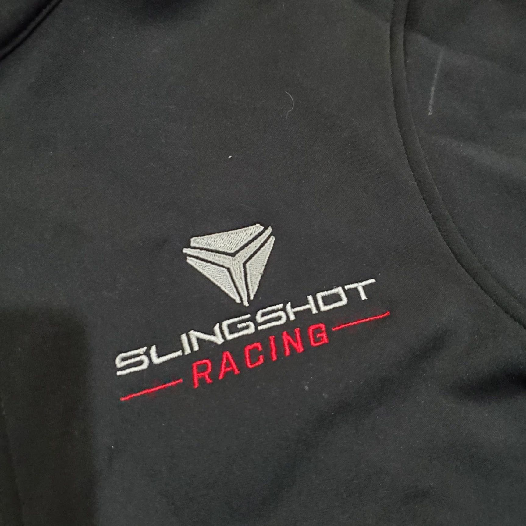 Logo 7 Slingshot Racing Jacket Mens L Black Softshell Full Zip Logo Size US L / EU 52-54 / 3 - 5 Thumbnail