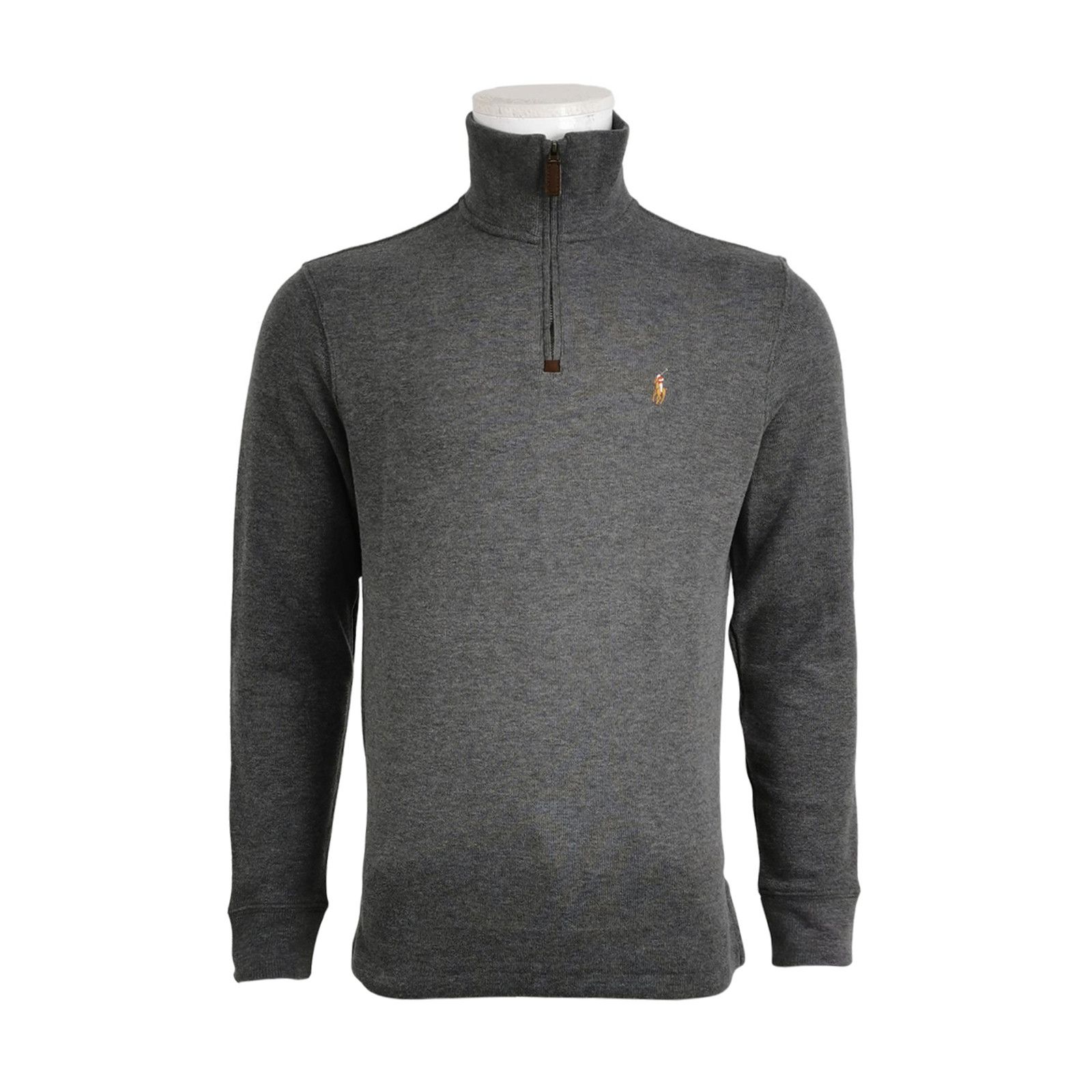 Polo Ralph Lauren Polo Ralph Lauren Grey Quarter Zip Sweater Size S Size US S / EU 44-46 / 1 - 1 Thumbnail