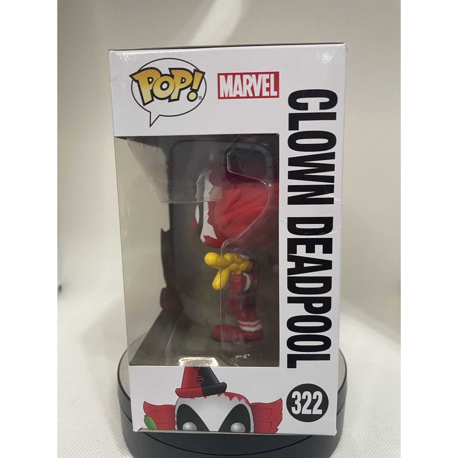 Marvel Comics Funko Pop! Vinyl: Marvel - Clown Deadpool #322 Damaged Size ONE SIZE - 5 Thumbnail