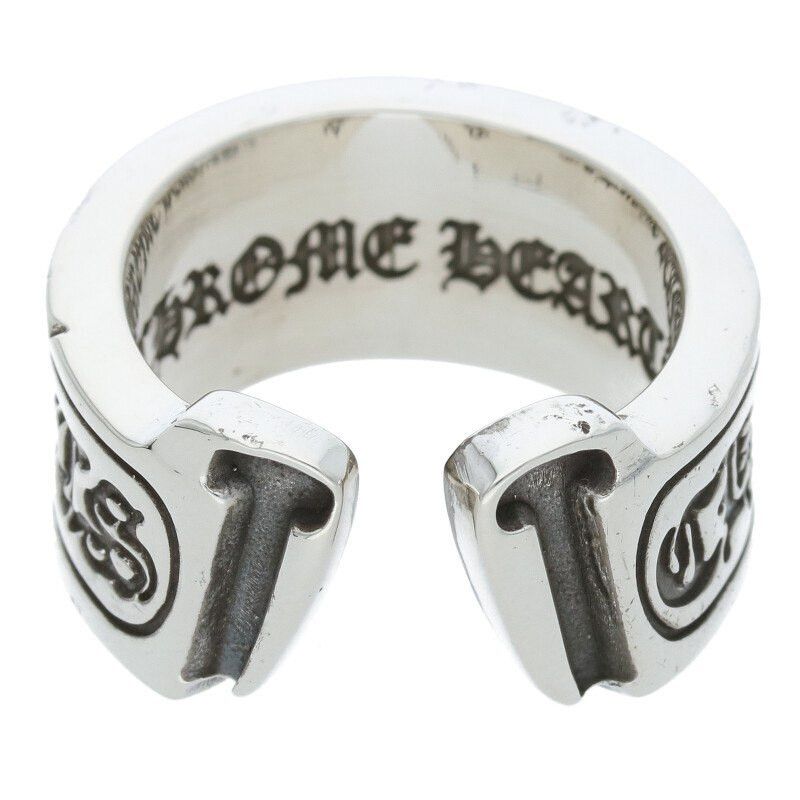Chrome Hearts Chrome Hearts Large Scroll Label Silver Ring Size ONE SIZE - 2 Thumbnail