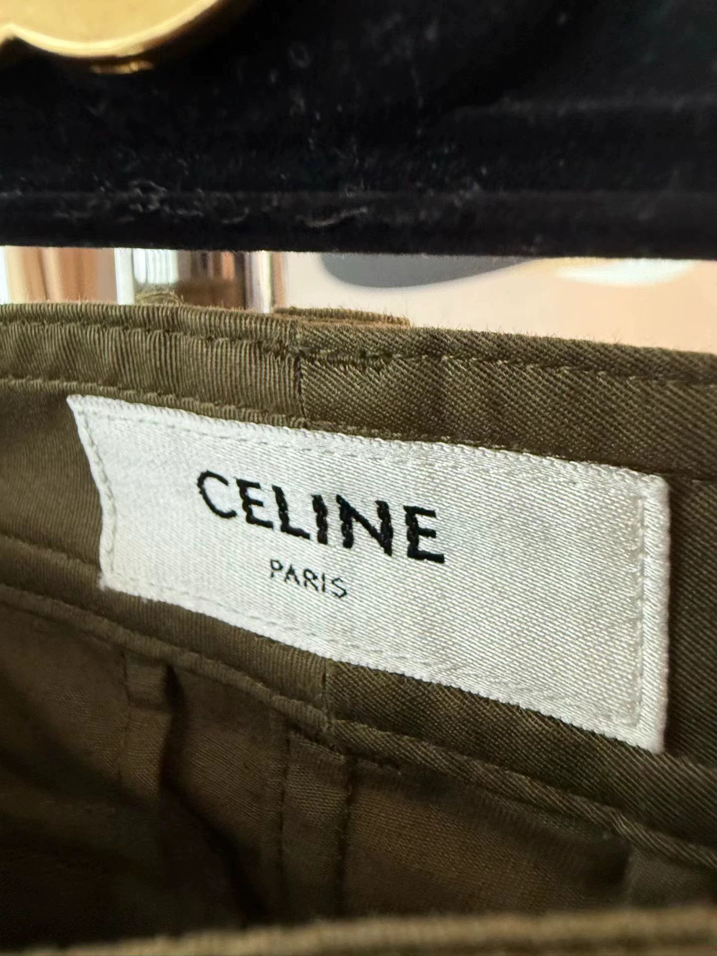 Celine Celine cargo pants 36 new tags drawstring cuffs Size 26" / US 2 / IT 38 - 4 Thumbnail