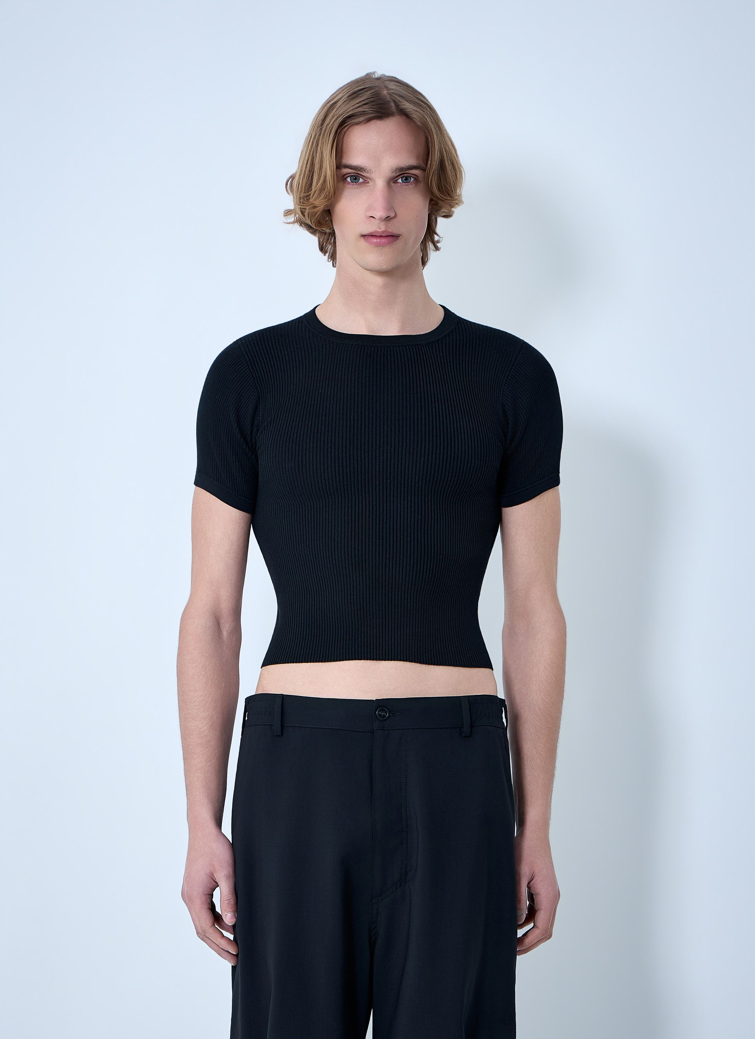 RIER Ribbed Knit Cropped Top Size US M / EU 48-50 / 2 - 1 Thumbnail