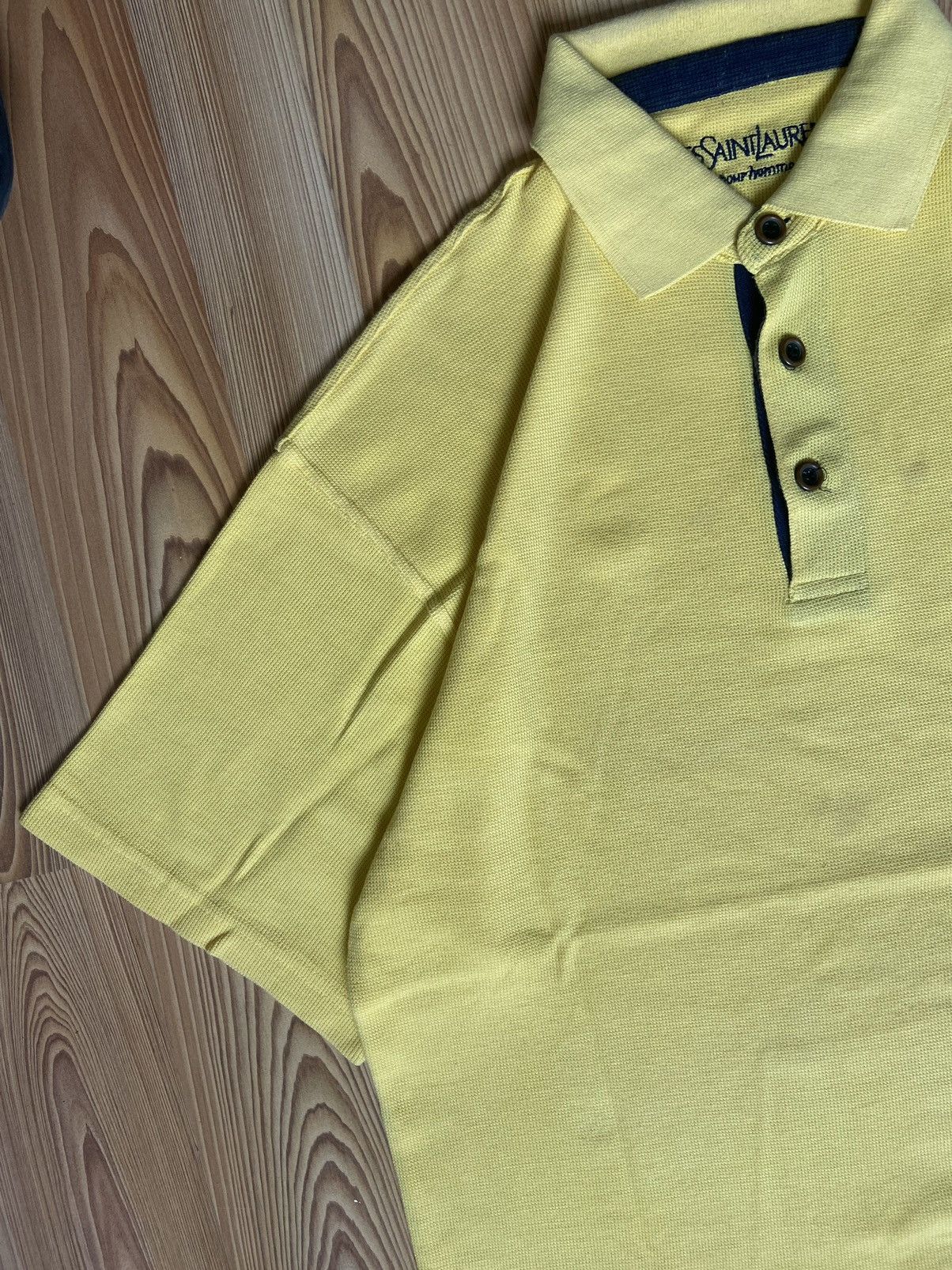 Yves Saint Laurent Vintage Polo Shirt Yves Saint Laurent Rare Item Size US XL / EU 56 / 4 - 2 Thumbnail