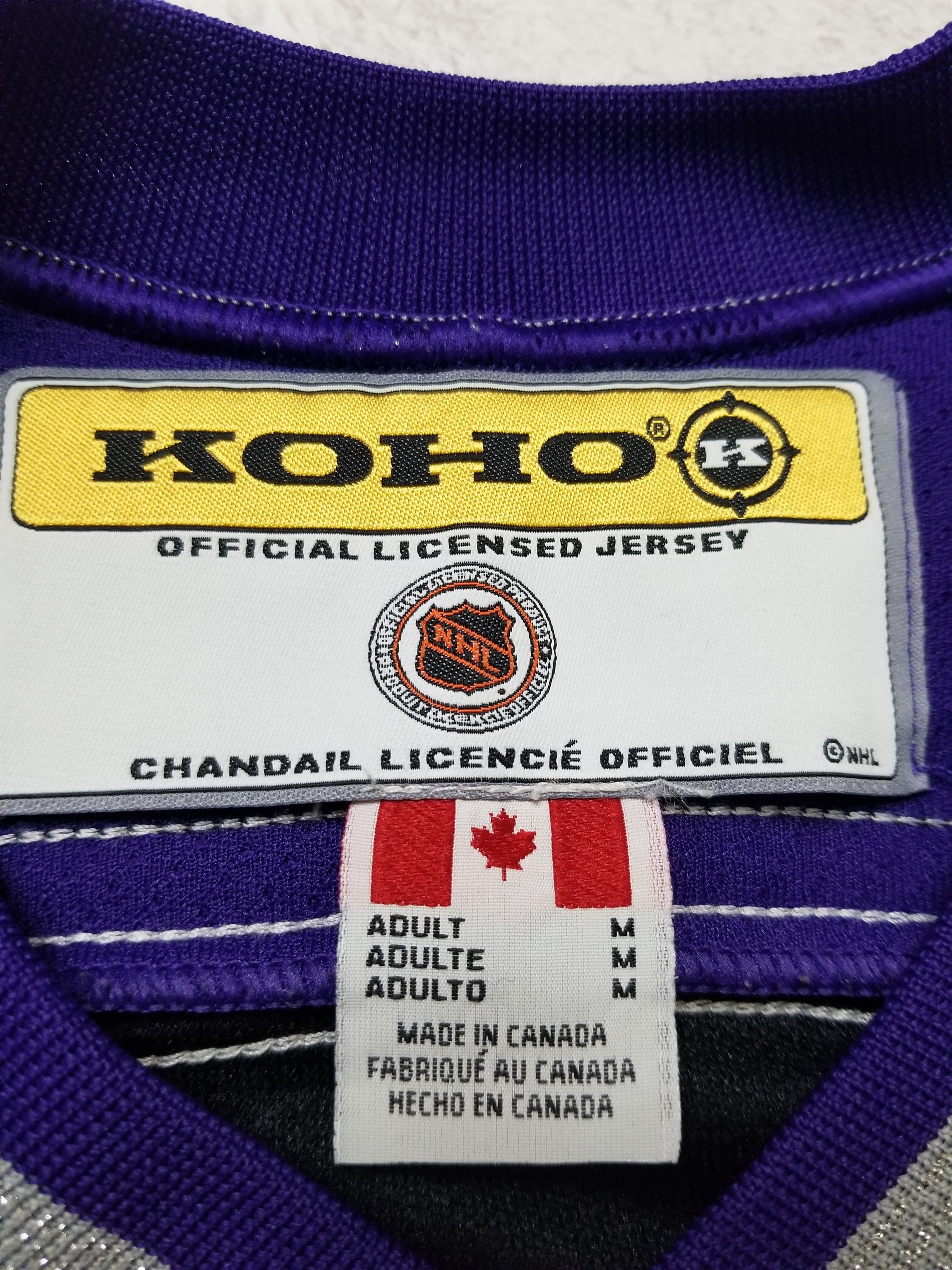 Koho Vintage KOHO Air Knit NHL Los Angeles LA Kings Crown Jersey Size US M / EU 48-50 / 2 - 21 Thumbnail
