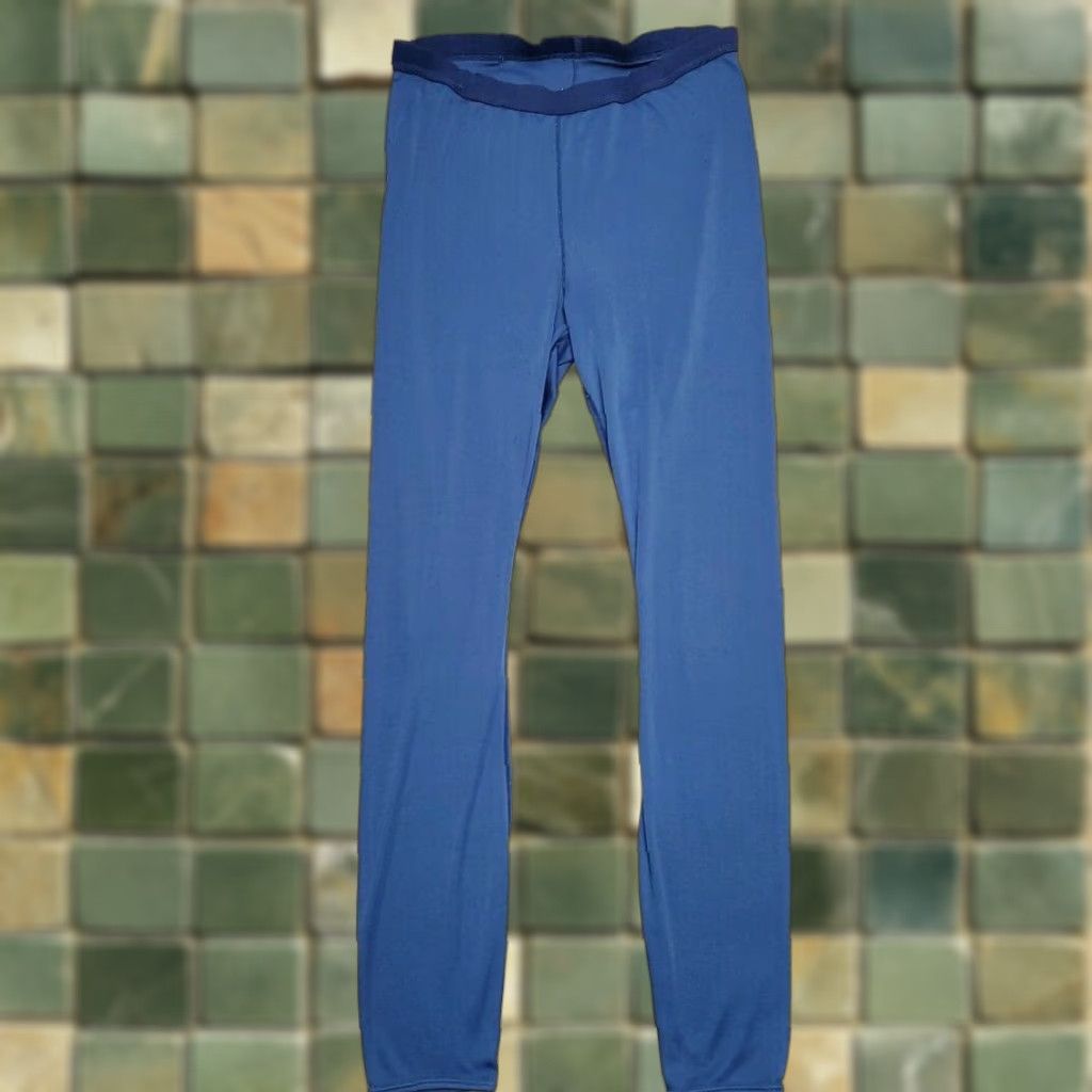 Patagonia VINTAGE Patagonia Pants Base Layer Mens M Blue Capilene 100% Polyester 28 in Inseam Size US 31 - 1 Thumbnail