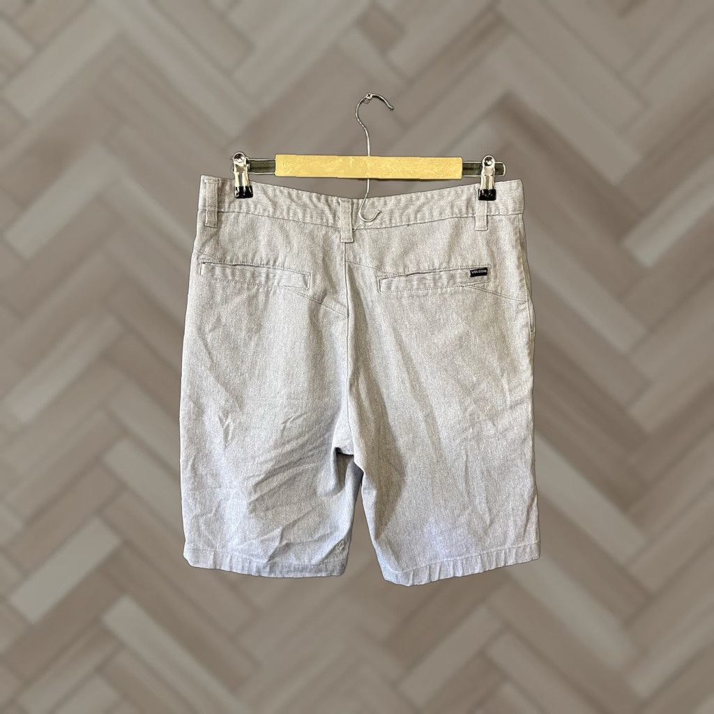 Volcom Volcom Mens Gray Chino Shorts Size 31 Size US 31 - 1 Thumbnail