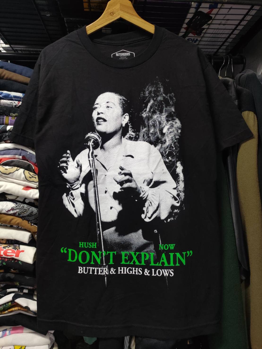 Band Tees Rare! Butter Goods x Highs&Lows The Essential Billie Holiday Size US M / EU 48-50 / 2 - 3 Thumbnail