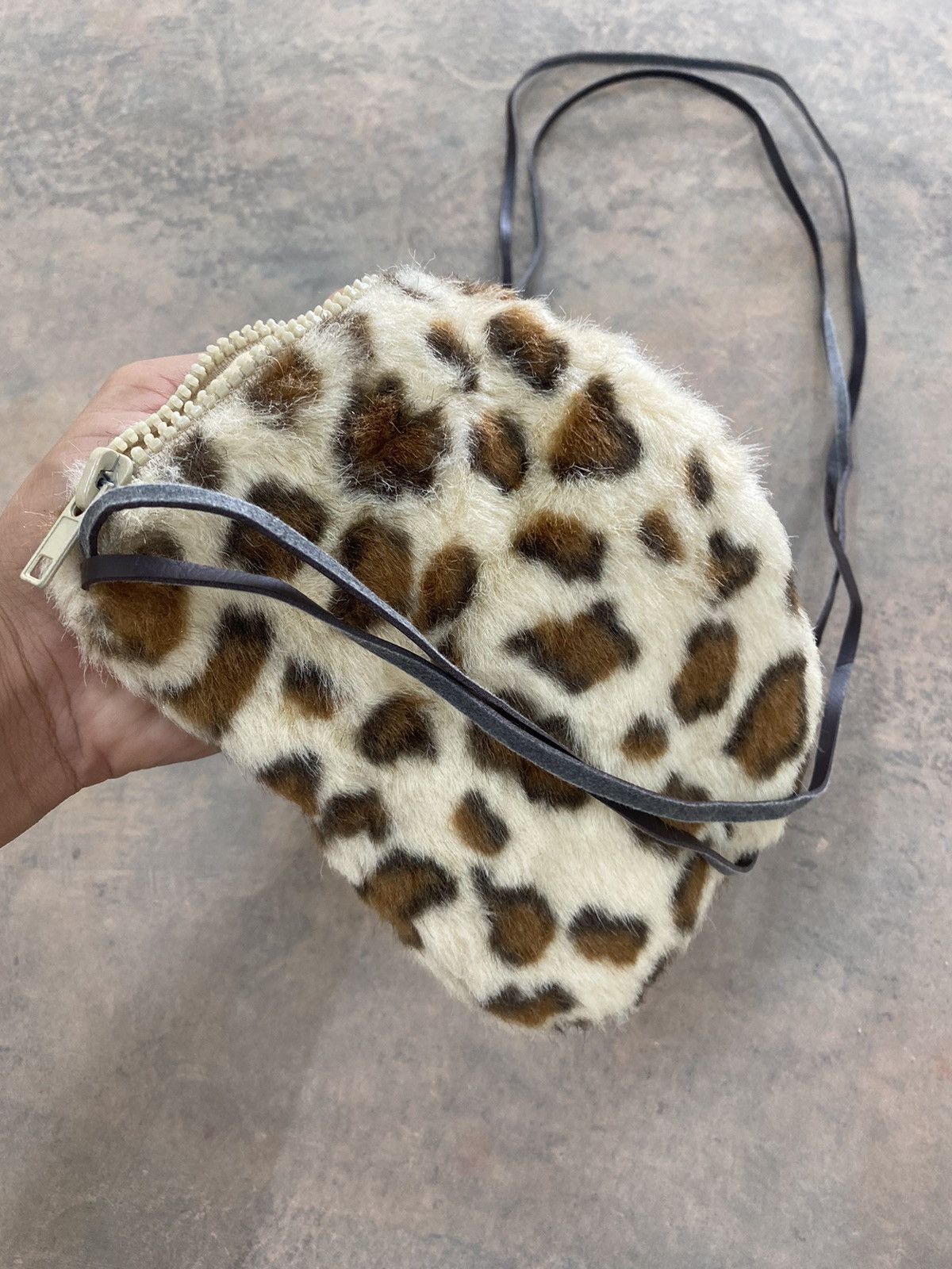 Japanese Brand × Vintage VINTAGE JAPAN SMALL BAG LEOPARD FUR MOHAIR Size ONE SIZE - 6 Thumbnail