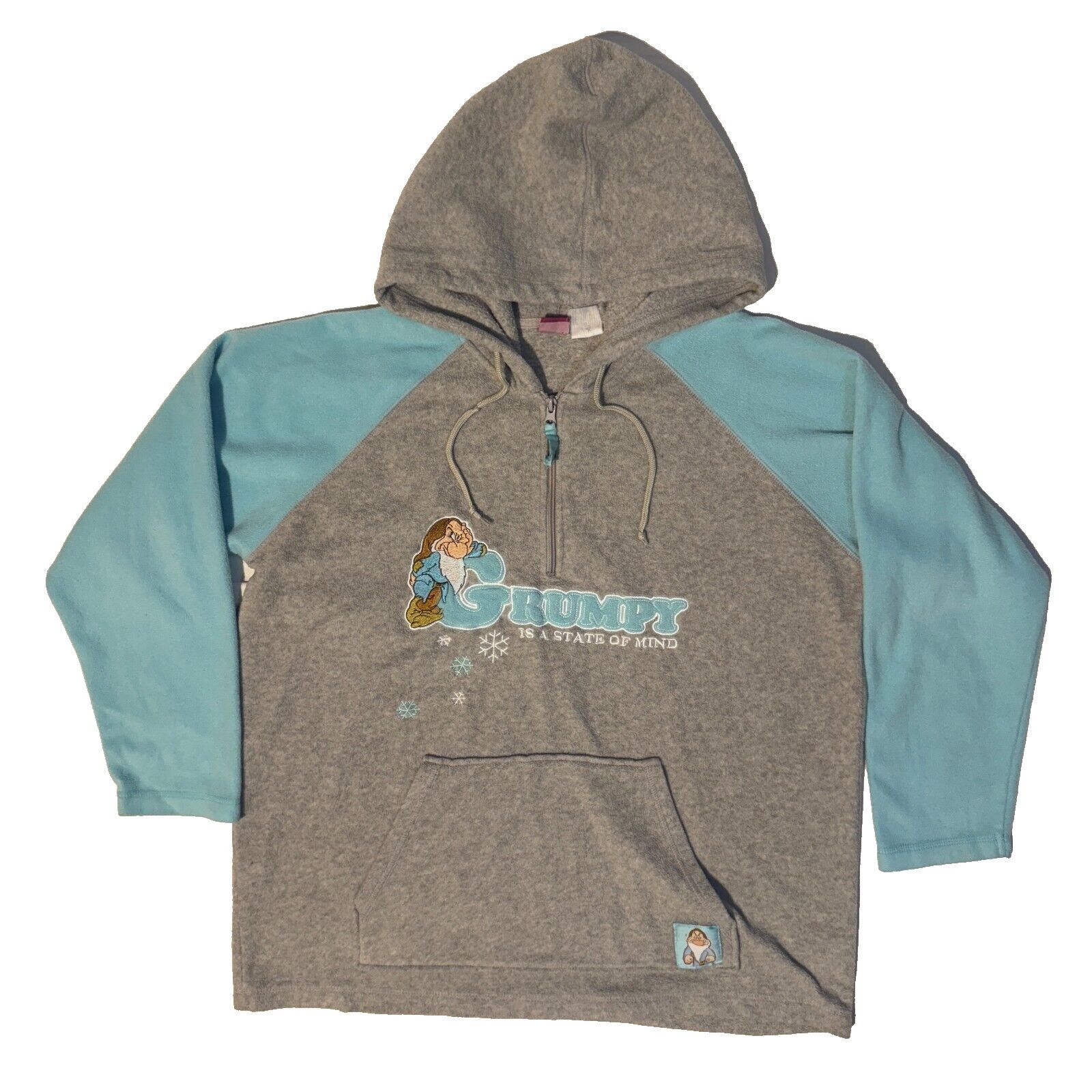 Disney Disney Snow White Grumpy Is A State Of Mind 1/4 Zip Hoodie L Size L / US 10 / IT 46 - 1 Thumbnail