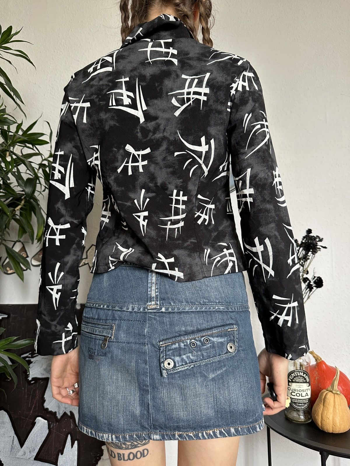 20471120 × Seditionaries × Vintage Vintage Japan Asian Hieroglyphics Zip Up Jacket Size L / US 10 / IT 46 - 6 Thumbnail