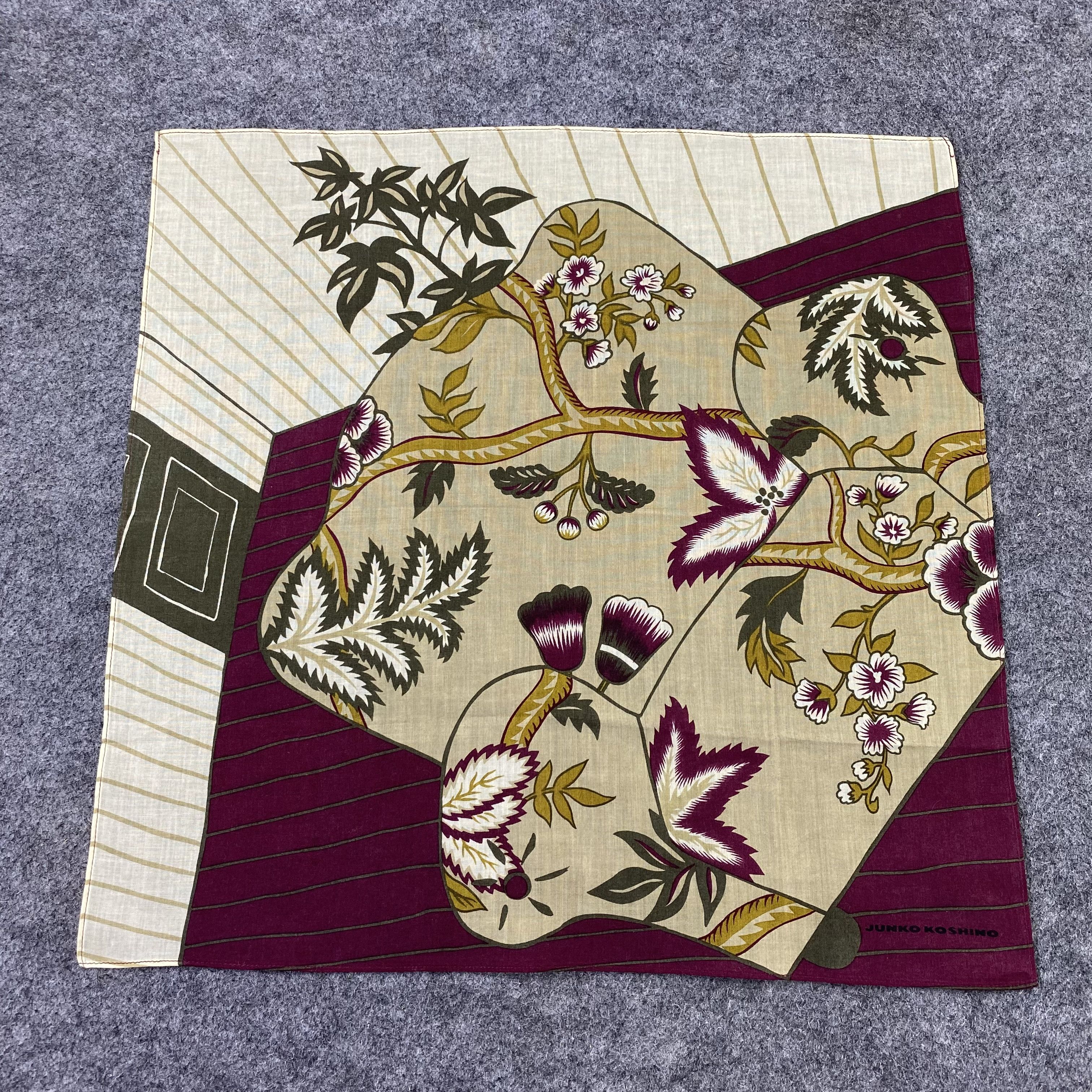 Japanese Brand Junko Koshino Handkerchief / Bandana / Neckerchief-B1057 Size ONE SIZE - 3 Thumbnail